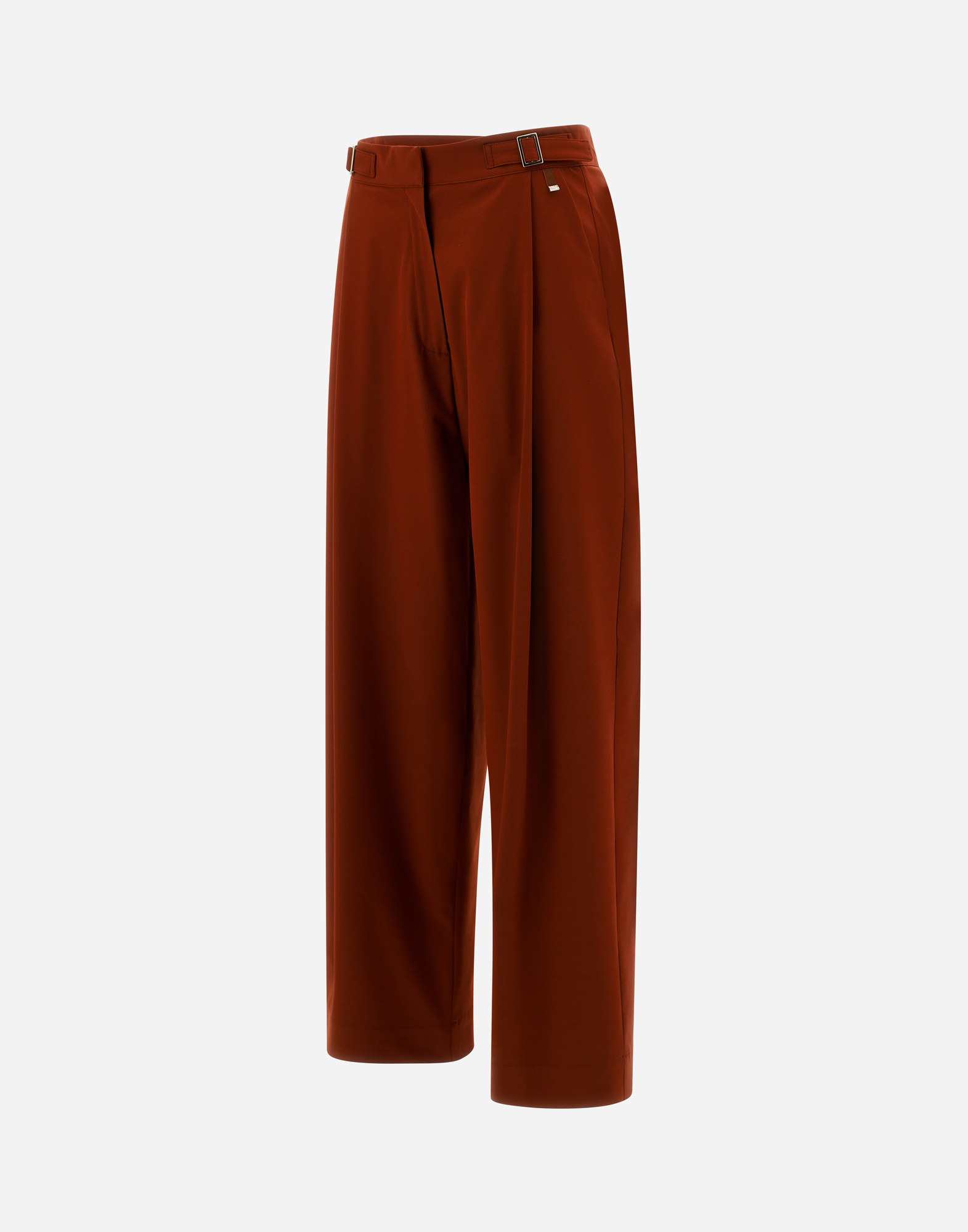 Herno Structures Nylon Trousers In Burnt