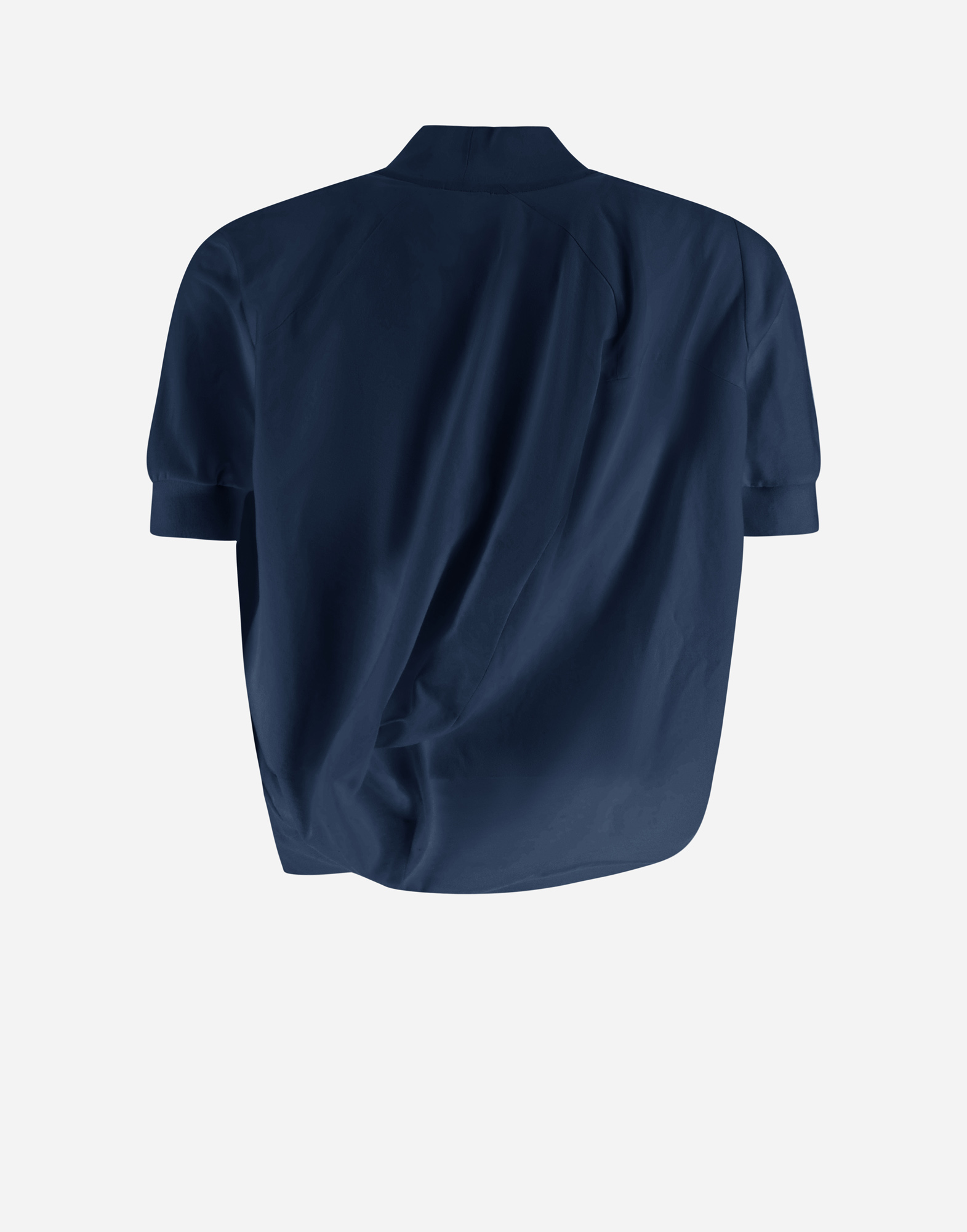 Herno Globe Sweater In Eco Jersey In Blue