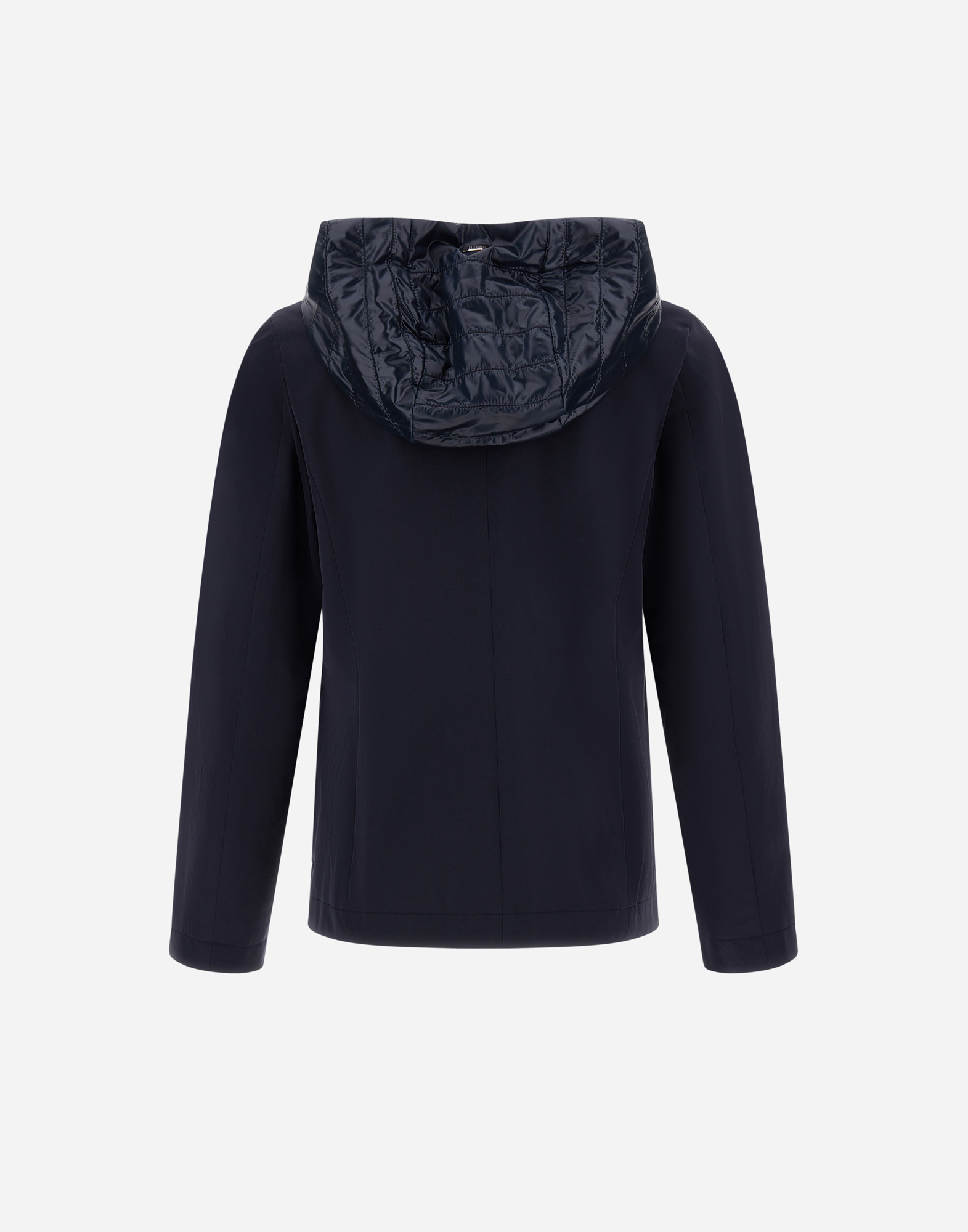 Herno Jacket In City Life And Nylon Ultralight In Blue