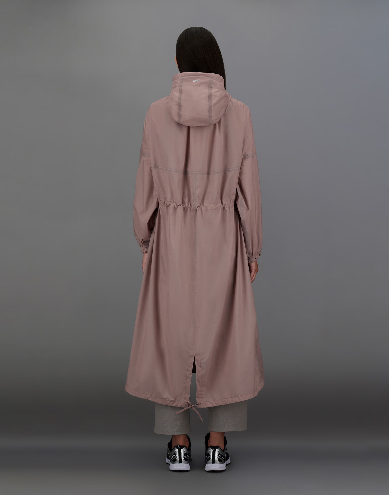Herno Laminar Parka In 3l Translucent Ripstop In Powder