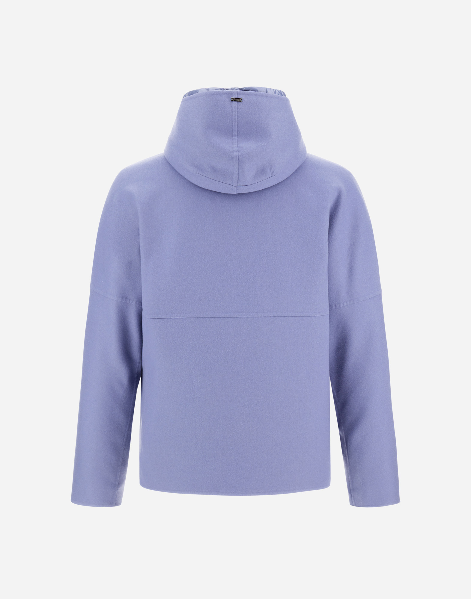 Herno Jacket In Double Wool And Nylon Ultralight In Light Blue
