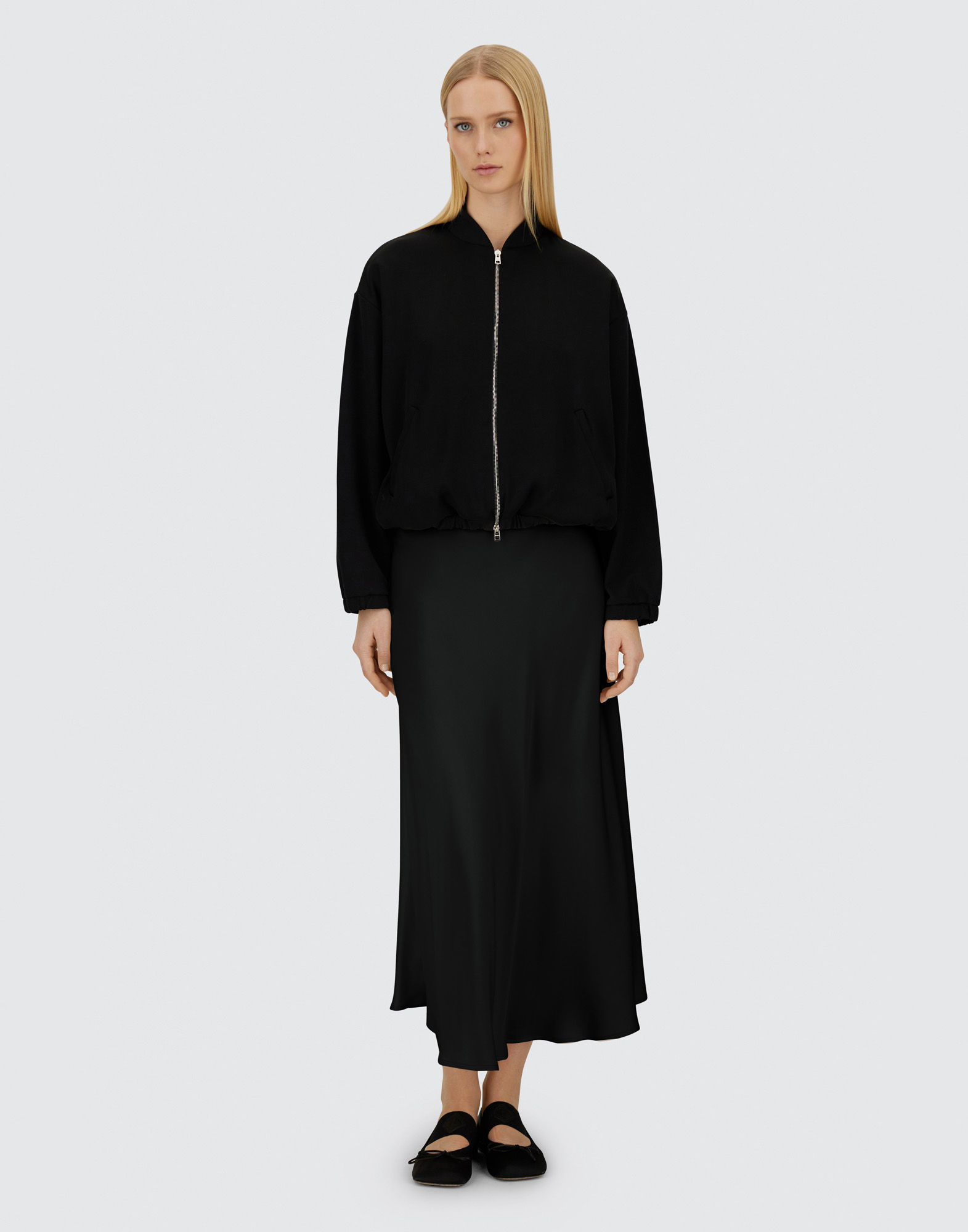 Herno Resort Skirt In Envers Satin