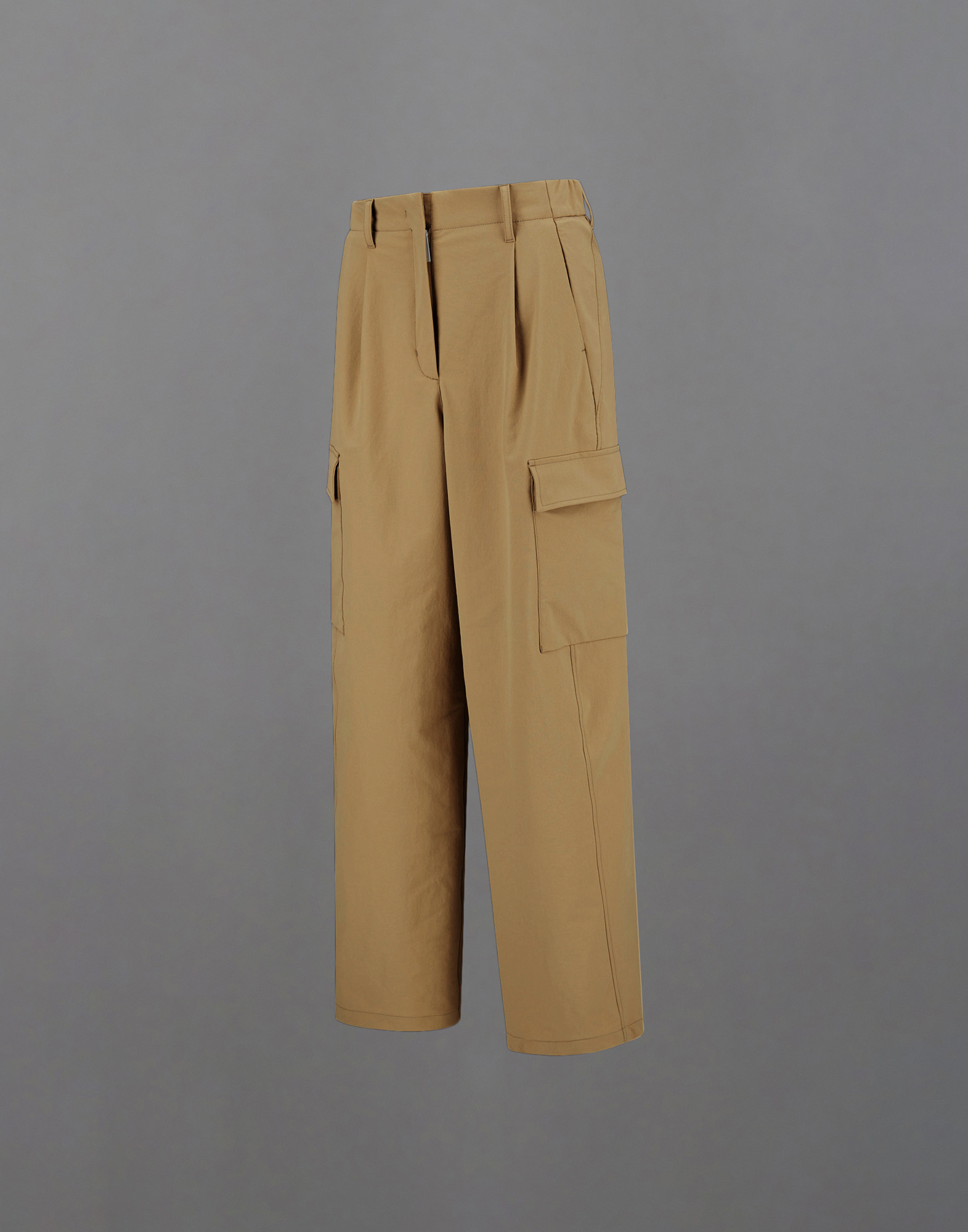 Herno Laminar Cargo Trousers In Comfort Tech In Brown