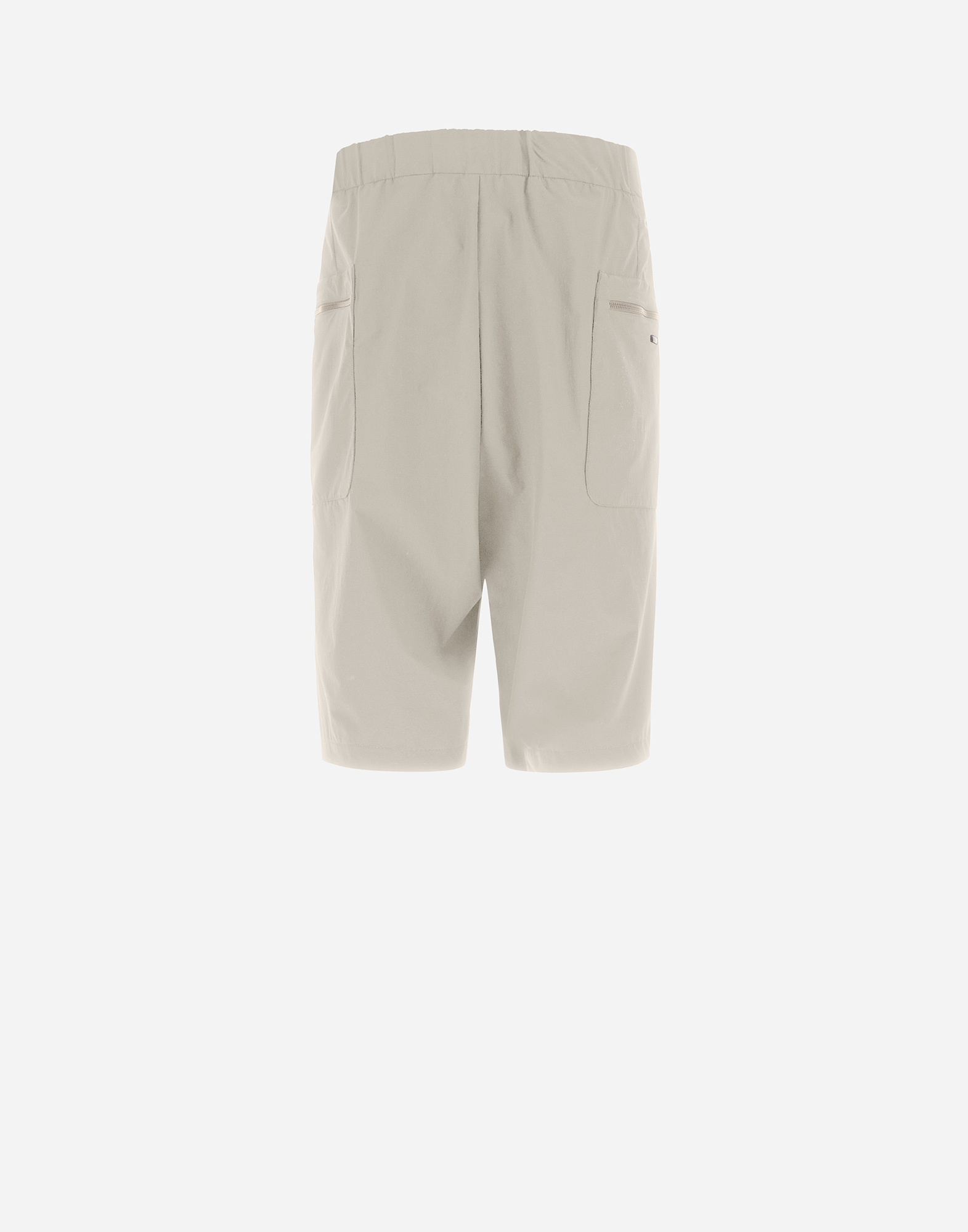 Herno Globe Cropped Trousers In Eco Everyday In Light Beige