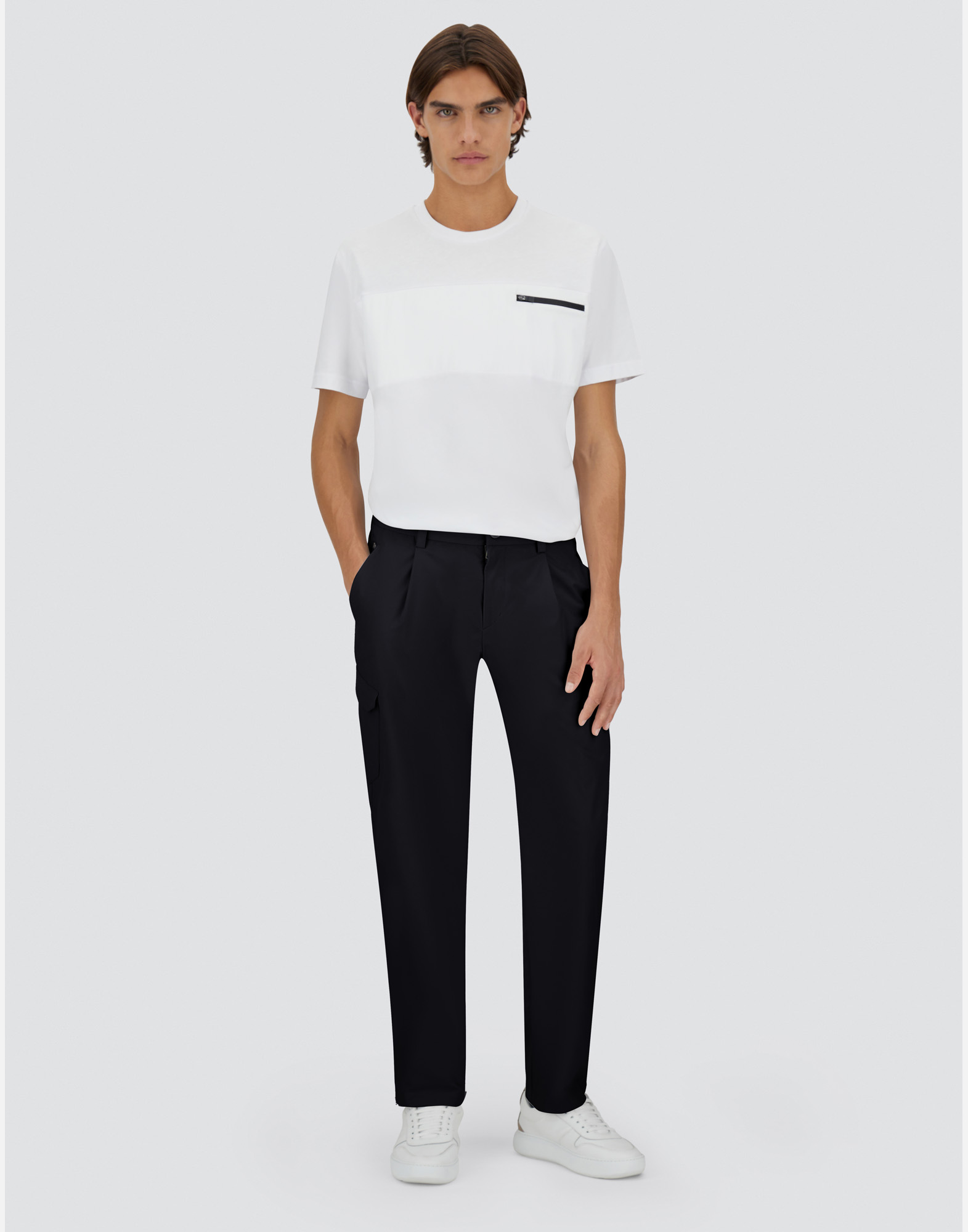 Herno Nylon Dive Trousers In Black