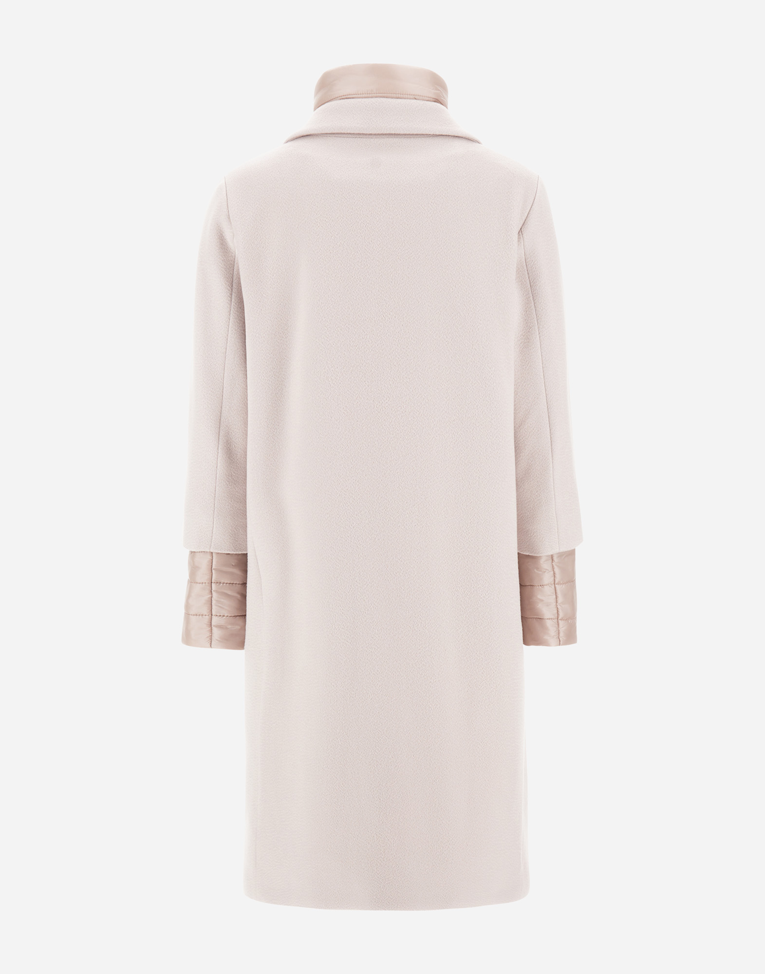 Shop Herno Coat In New Cashmere And Nylon Ultralight In Chantilly