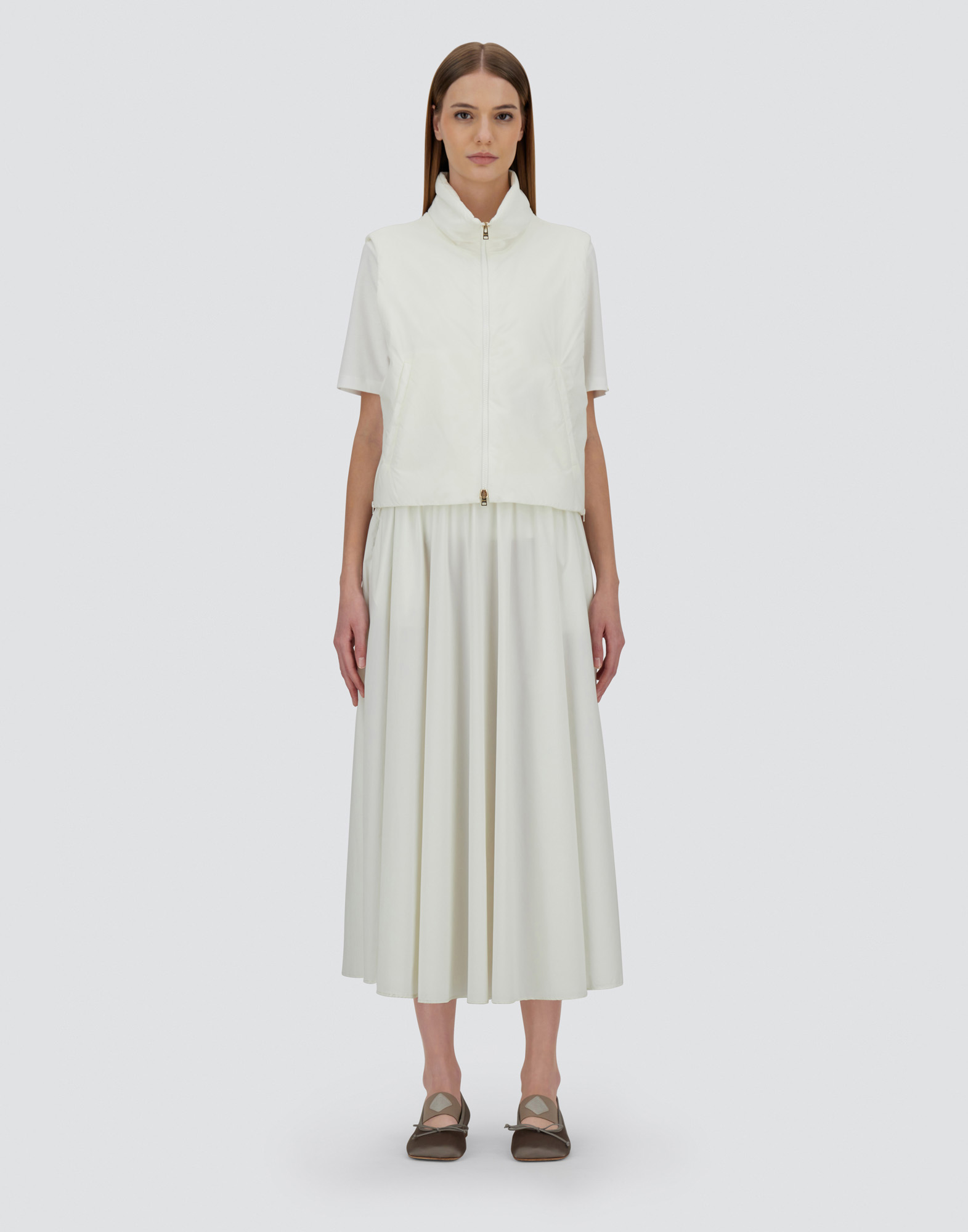 Herno Ecoage Vest In White