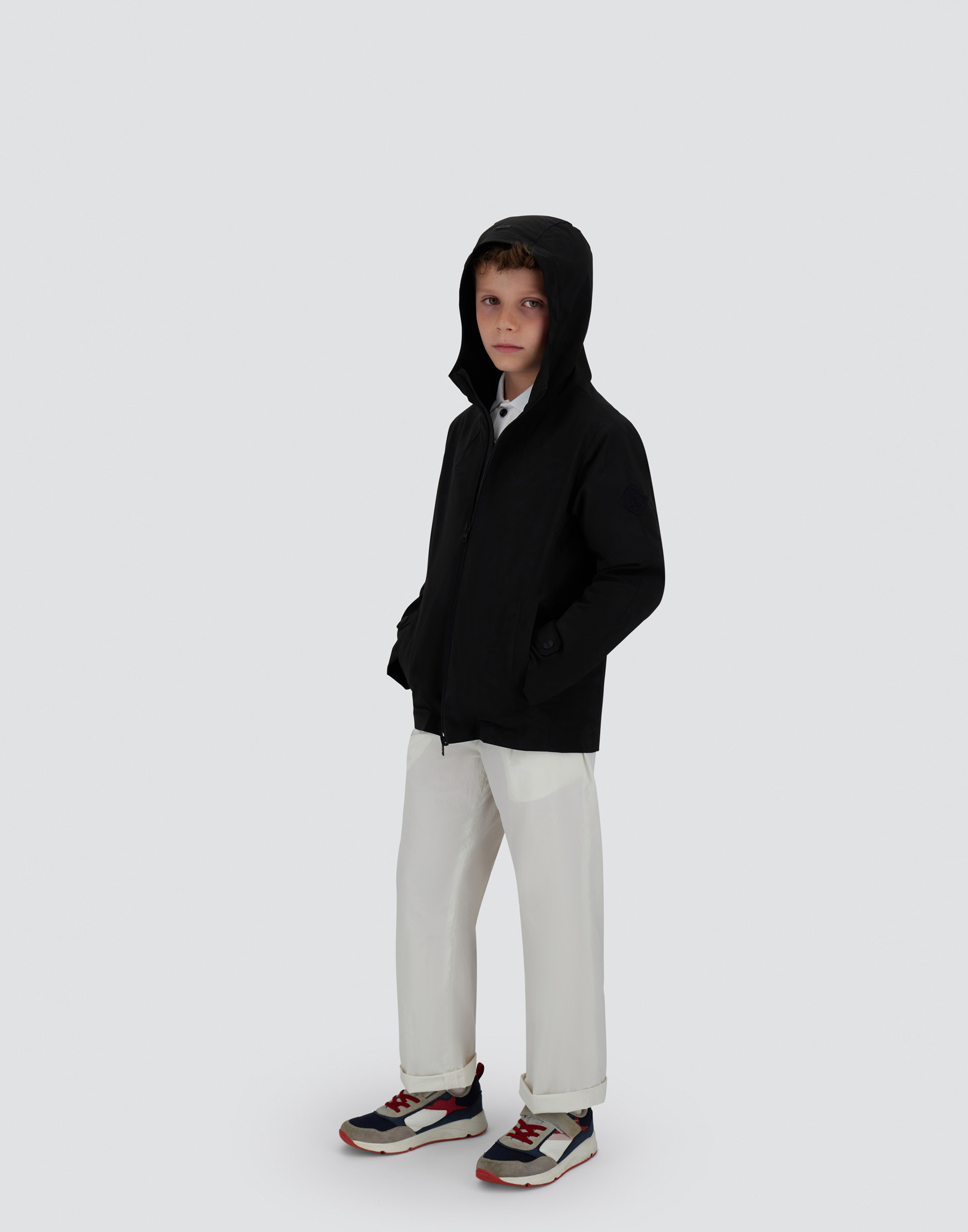 Herno Jacket In Light Scuba In Black