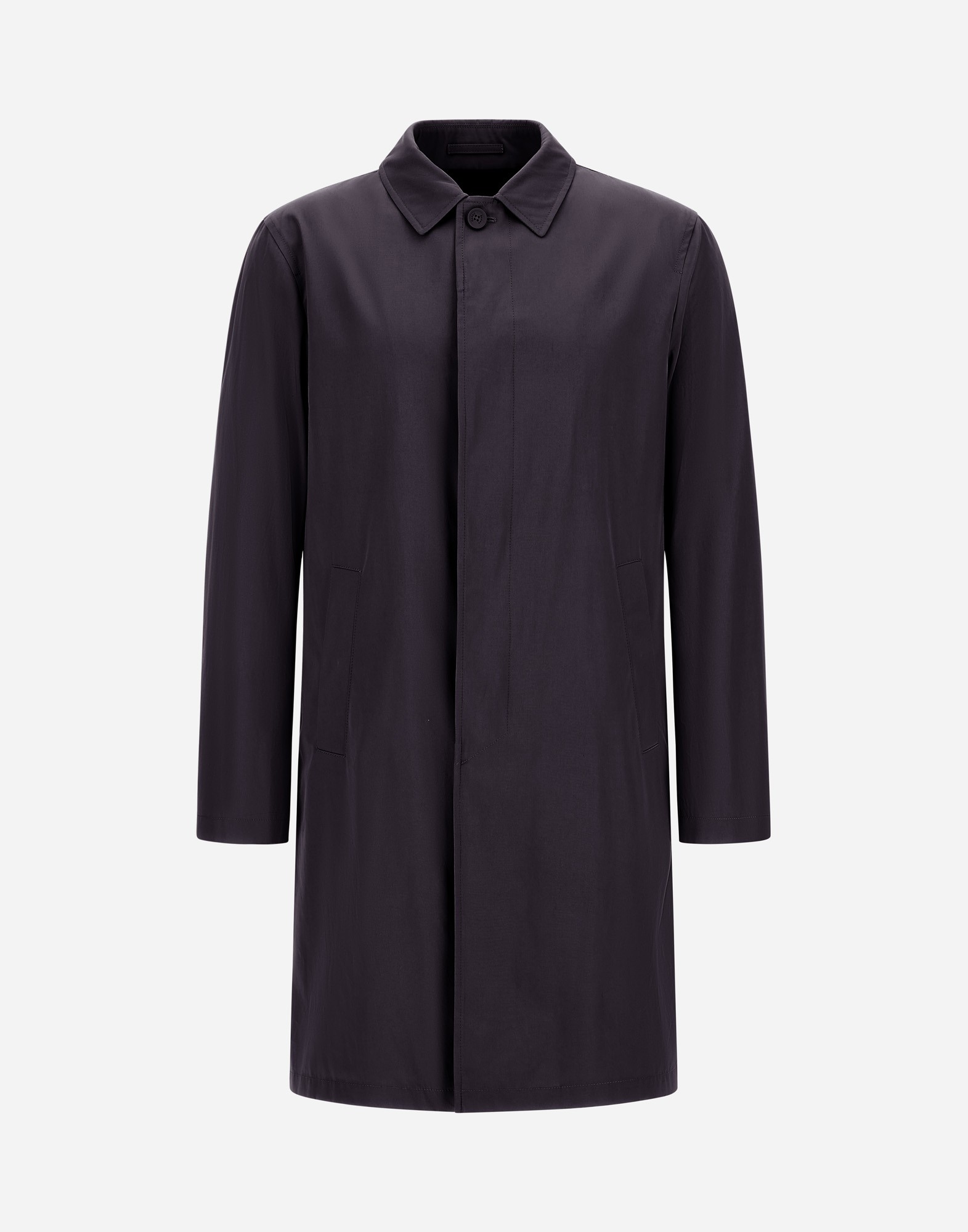 Herno Raincoat In Dean In Blu Navy
