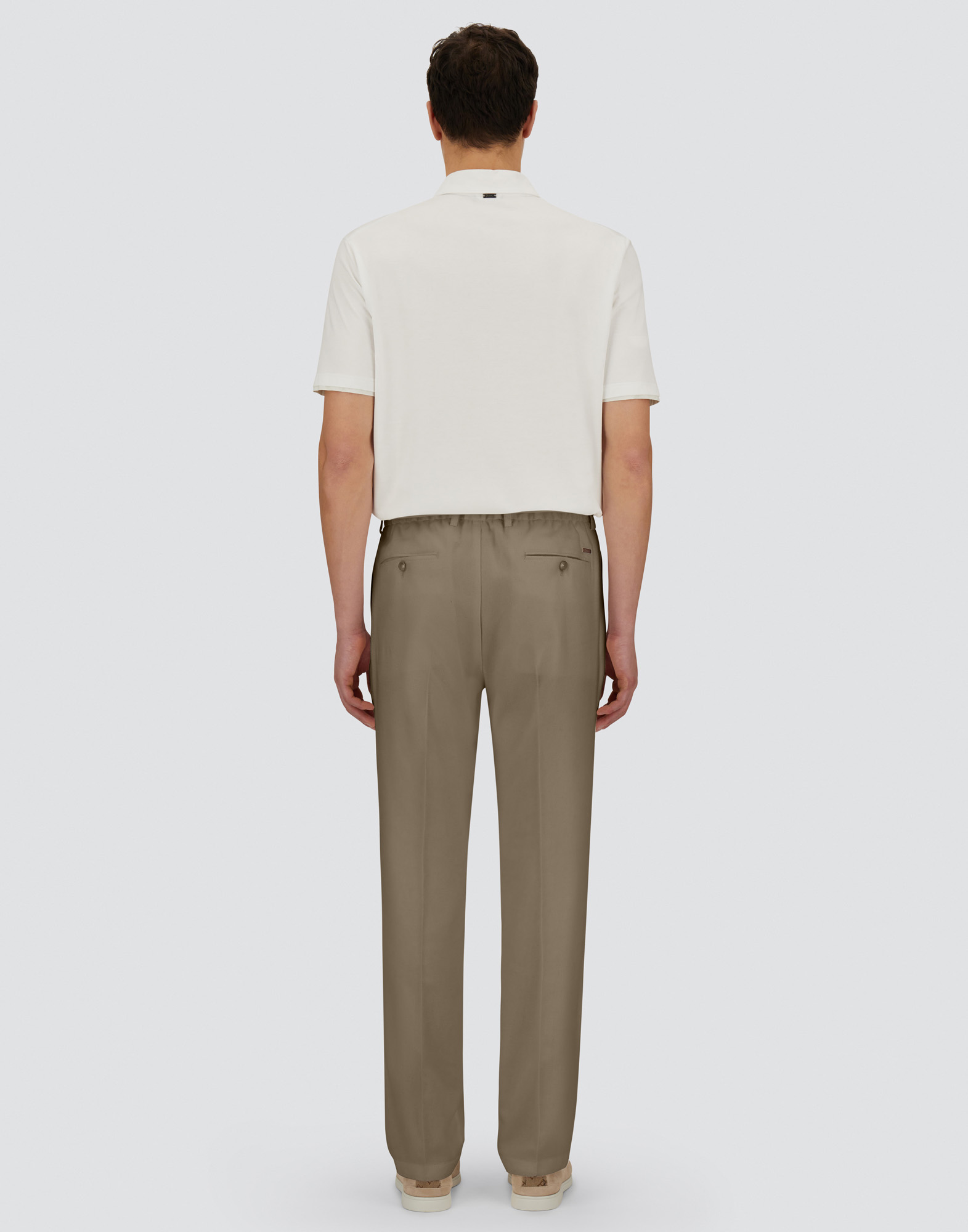 Herno Resort Trousers In Cashmere Silk