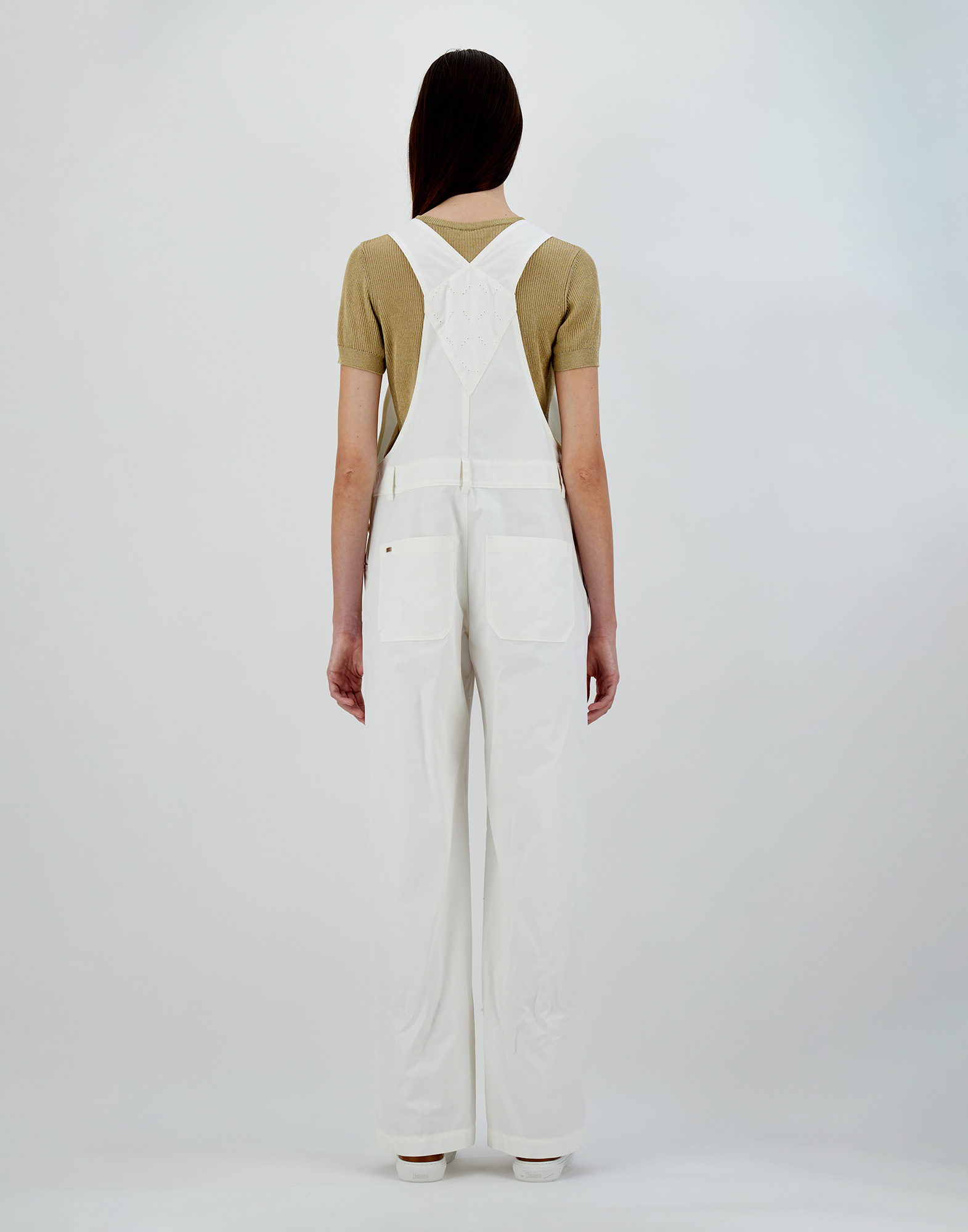 Herno Embroidered Delon Dungarees In White