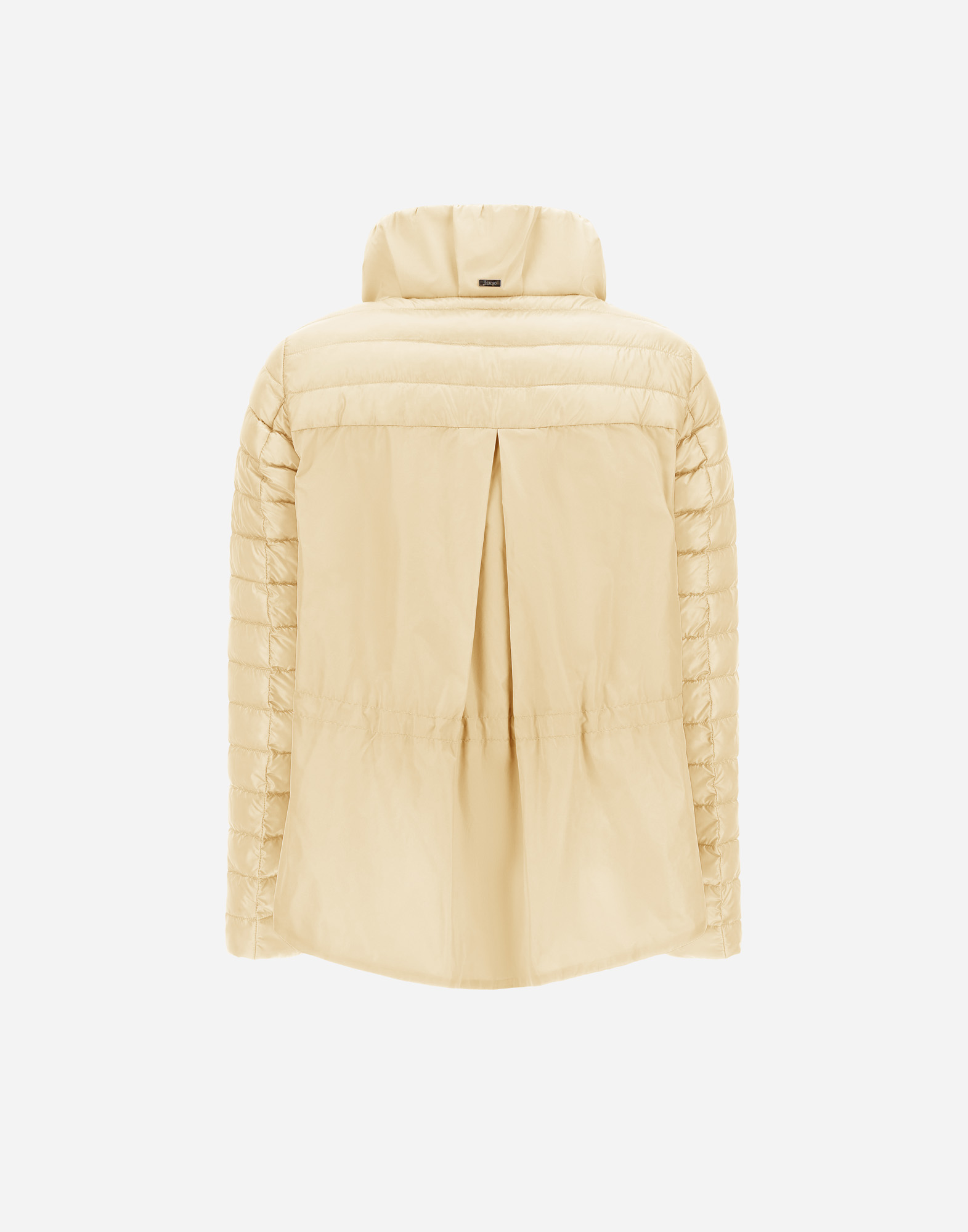 Herno Jacket In Nylon Ultralight And New Techno Taffeta In Ivory