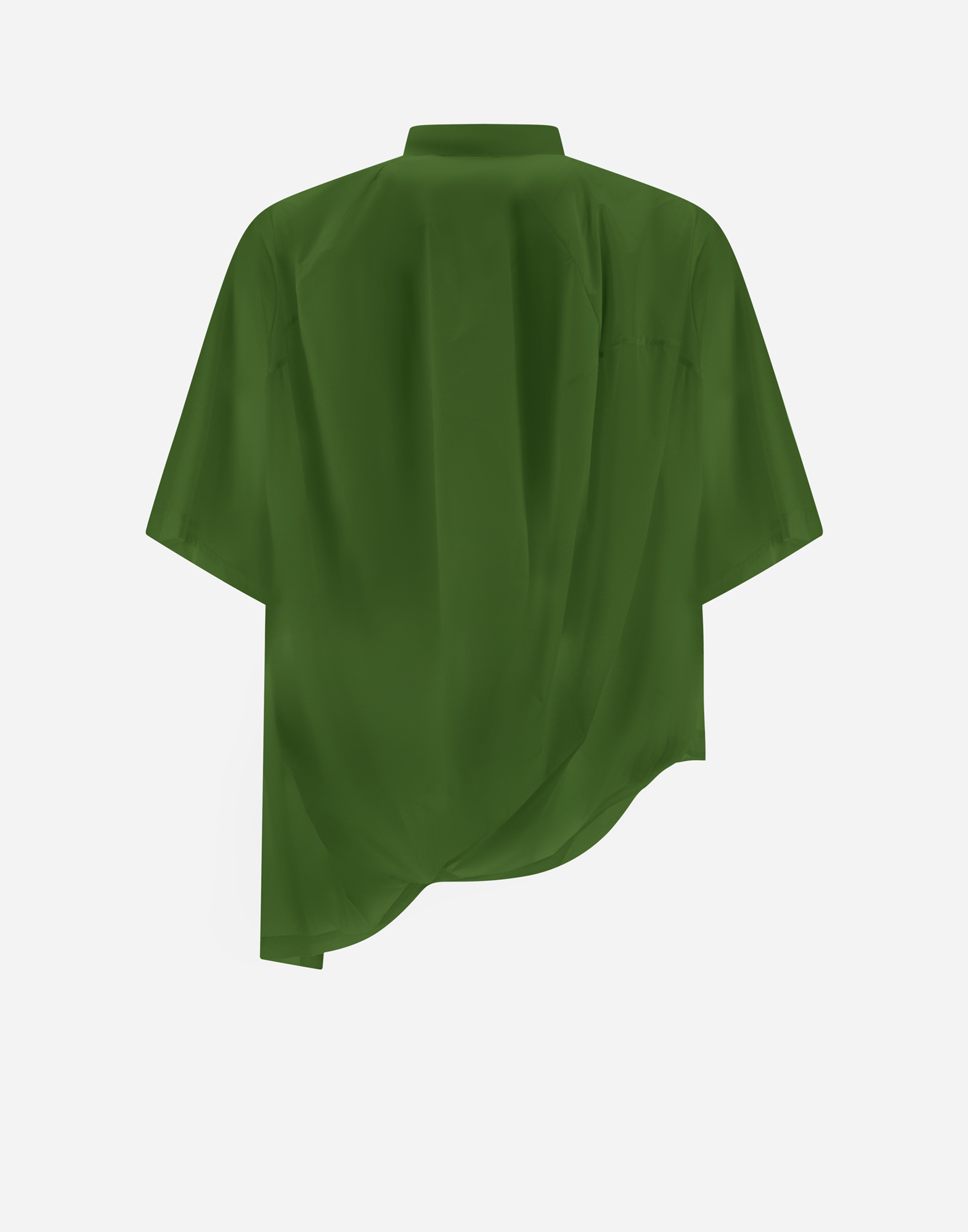 Herno Globe Shirt In Eco Cotton Feel In Garden Green