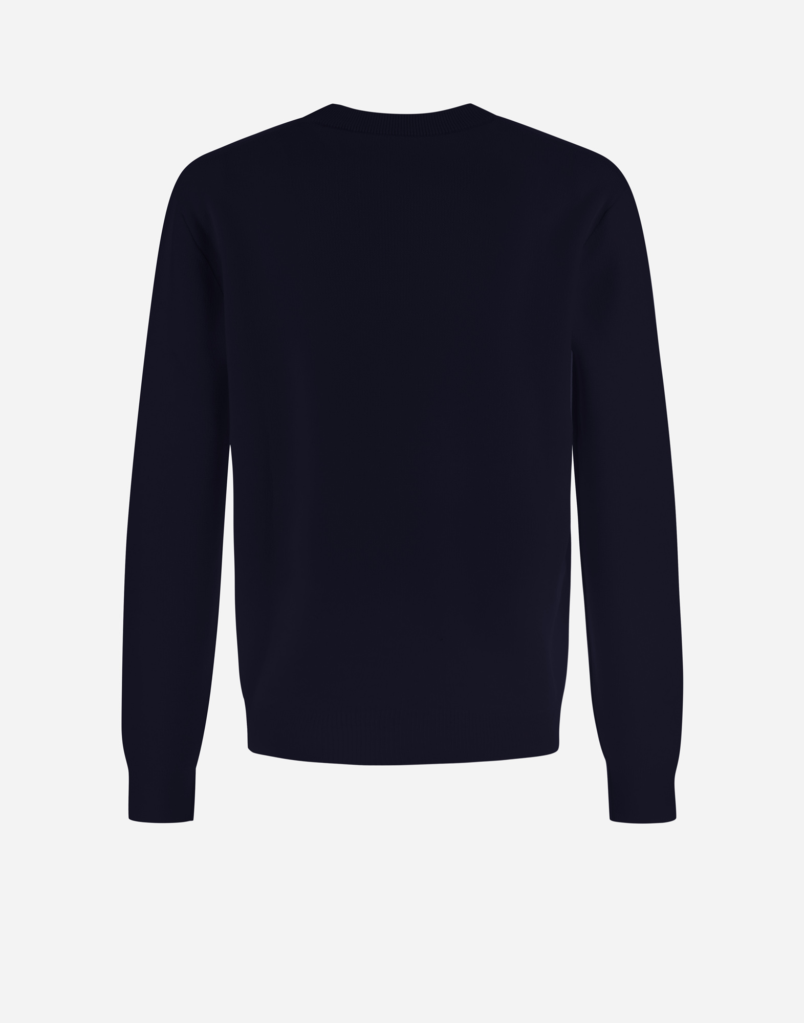 Herno Globe Sweater In Photocromatic Knit In Blue