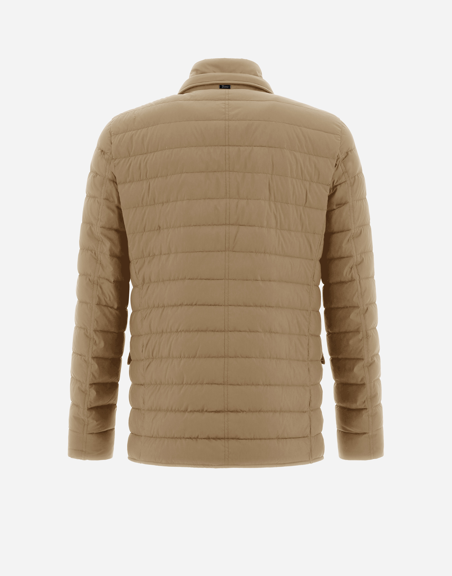 Herno Ecoage Blazer With Bib In Sand