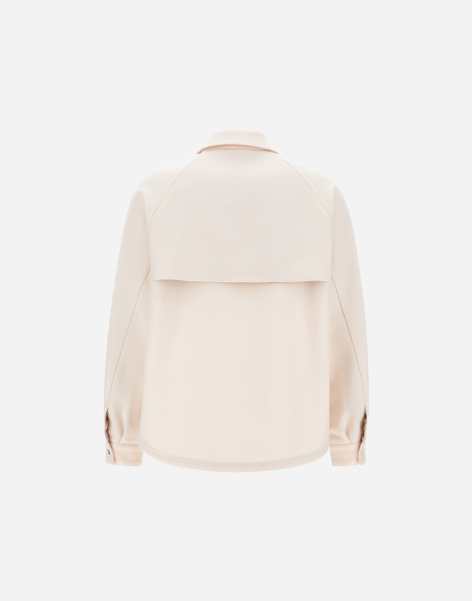 Herno Last Cold Wool Shacket In Cream