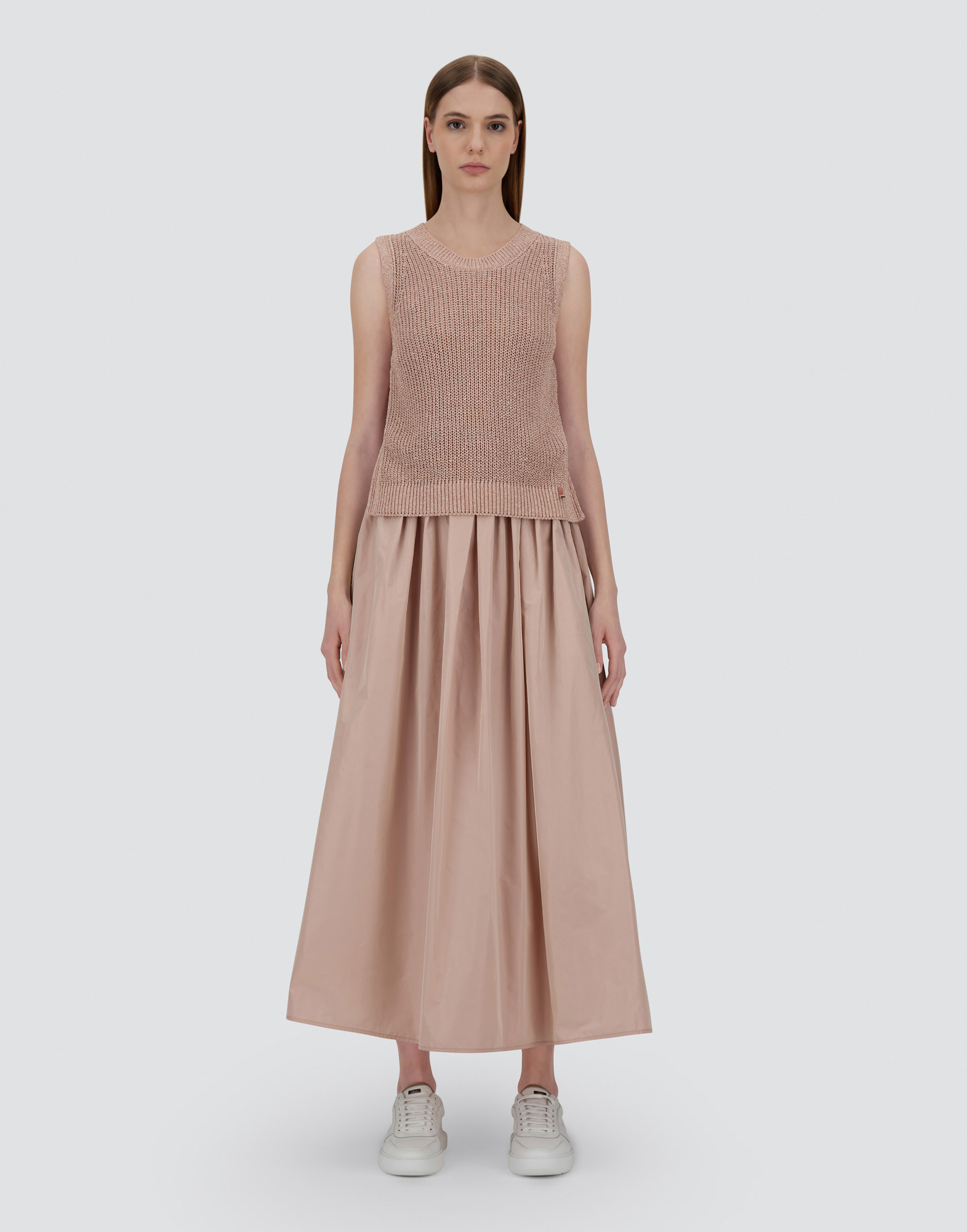 Herno Sequin-embellished Vest In Light Pink
