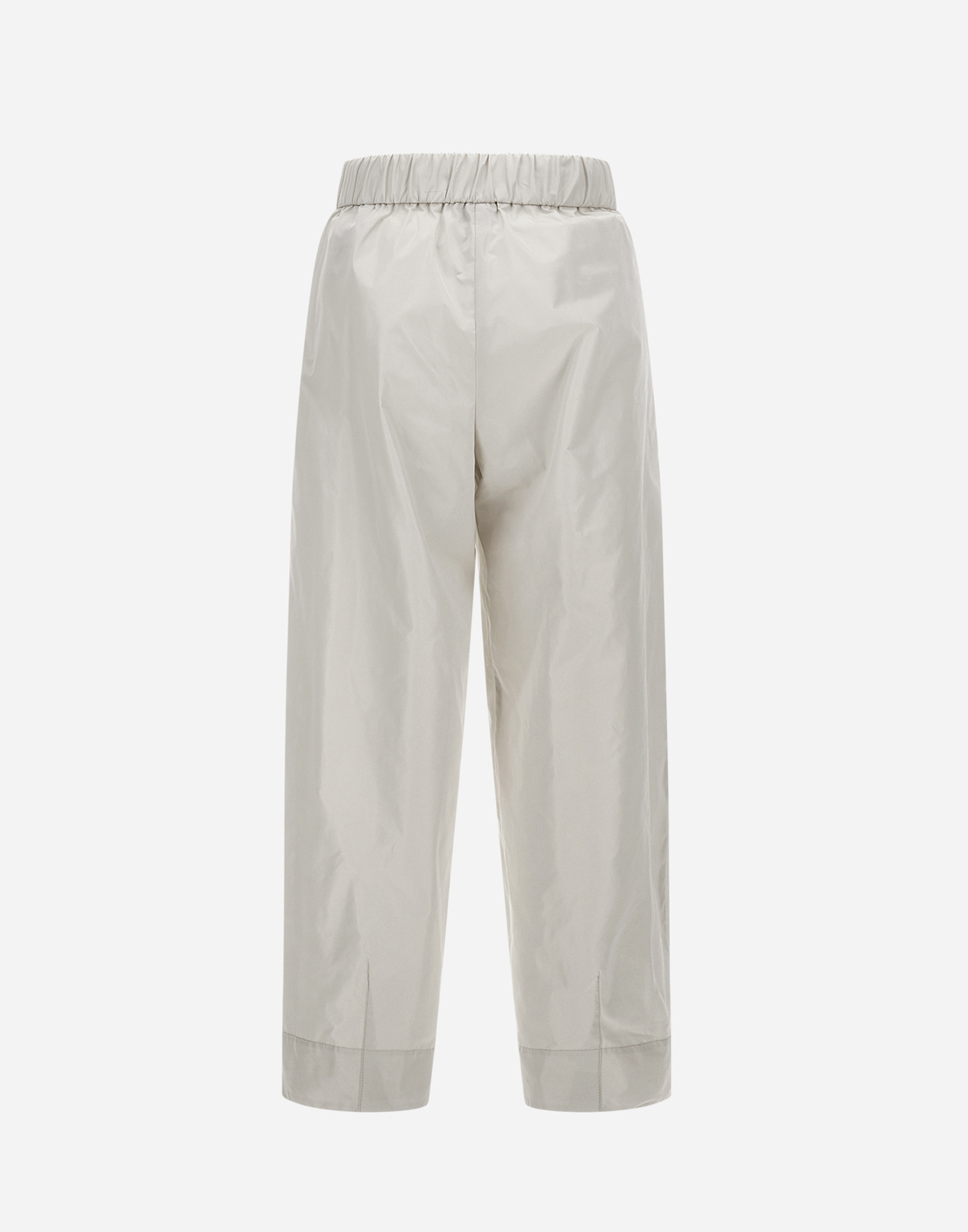 Herno New Techno Taffeta Trousers In Chantilly