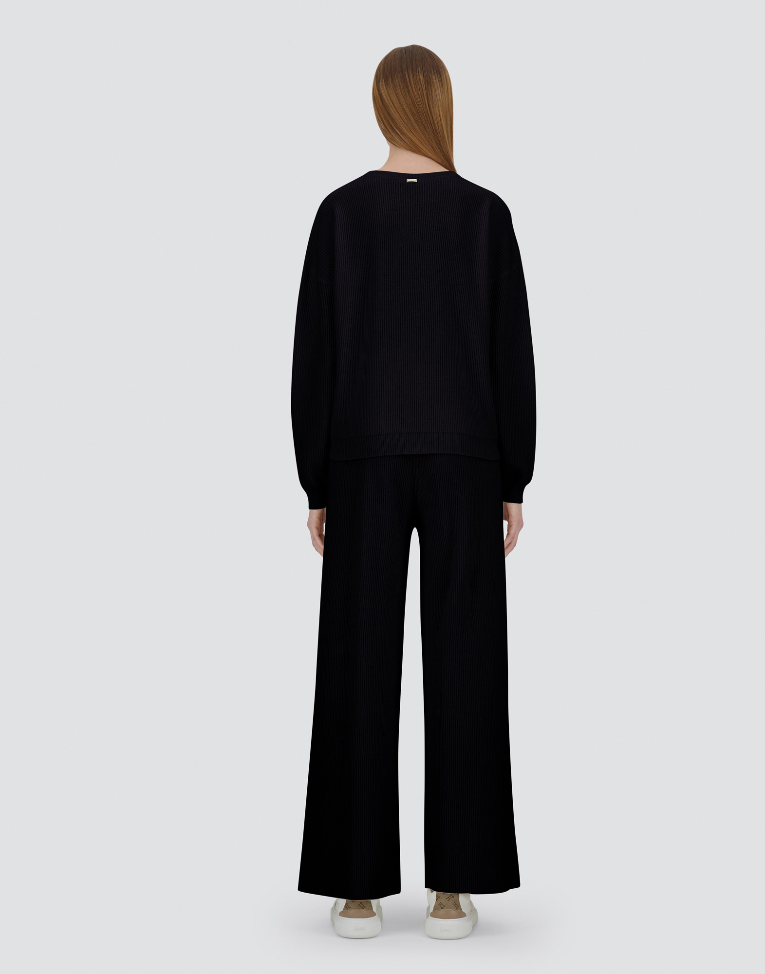 Herno Sweater In Rin Wool Cashmere In Black