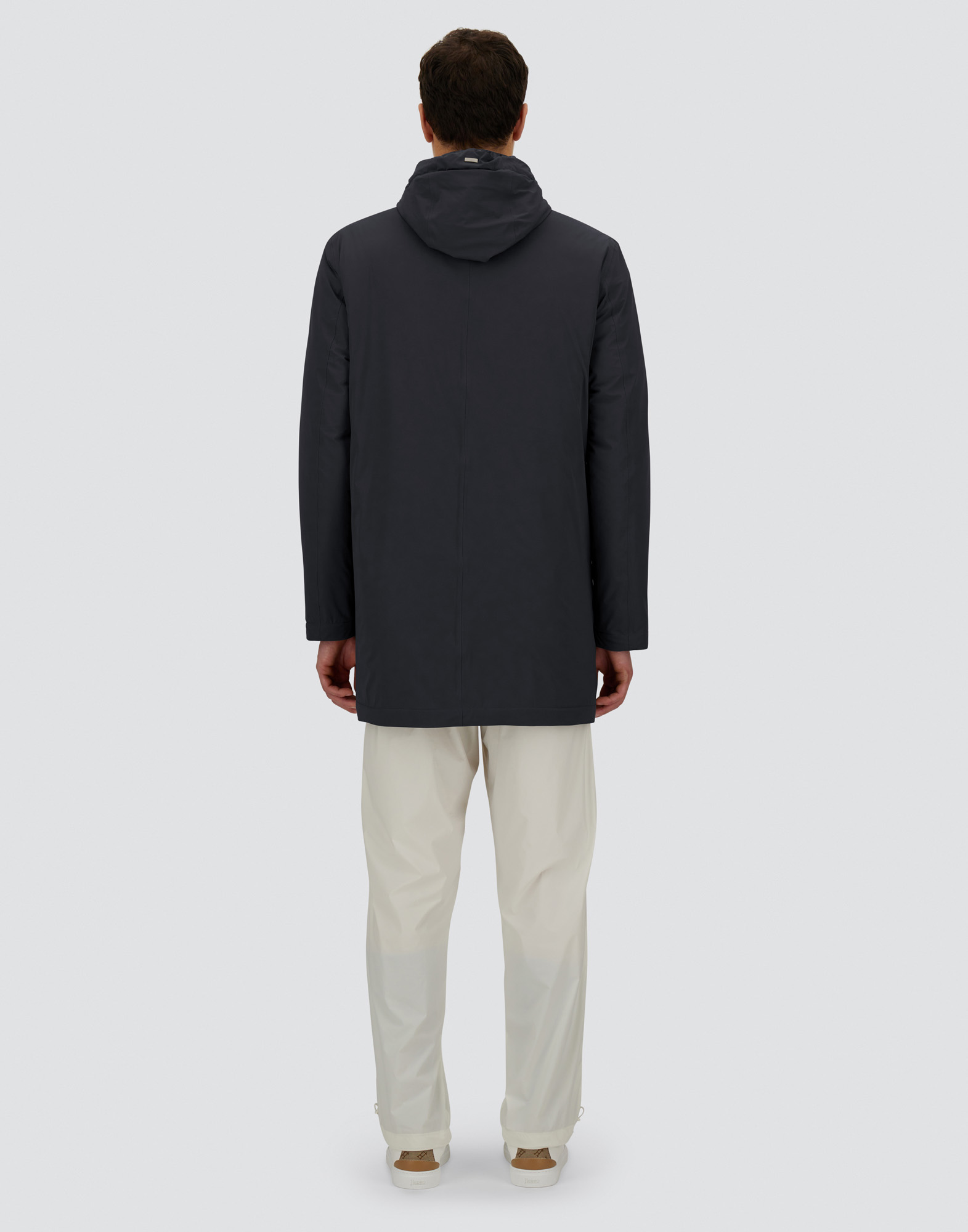 Herno Resort Parka In Travel Nylon Ponente In Black