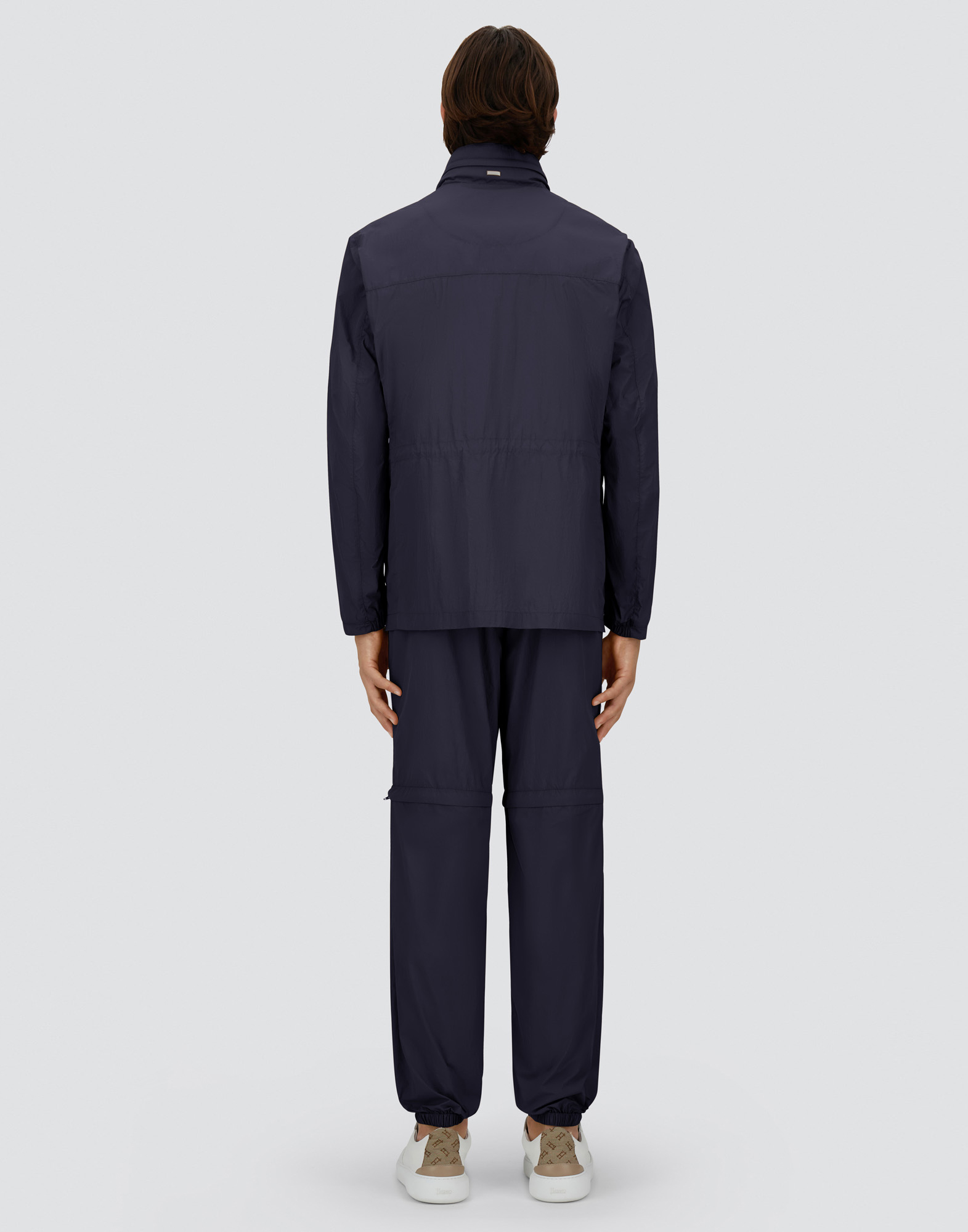 Shop Herno Ultralight Crease Field Jacket In Blue