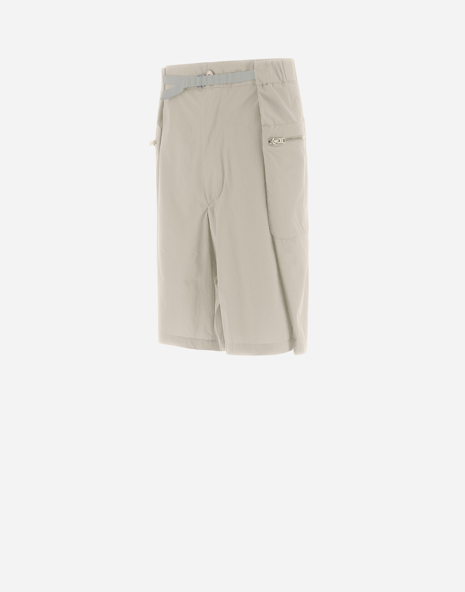 Herno Globe Cropped Trousers In Eco Everyday In Light Beige