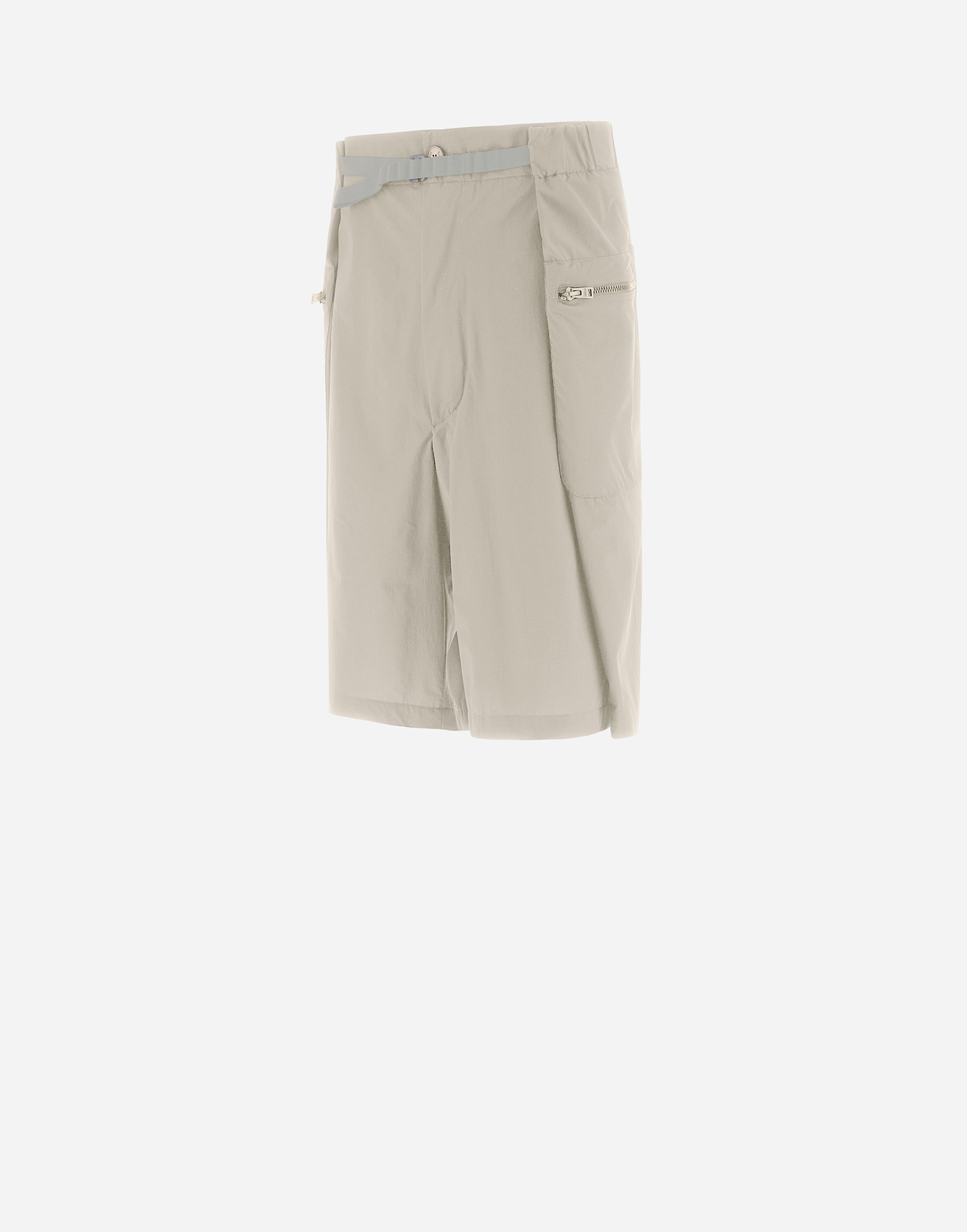 Shop Herno Globe Cropped Trousers In Eco Everyday In Light Beige