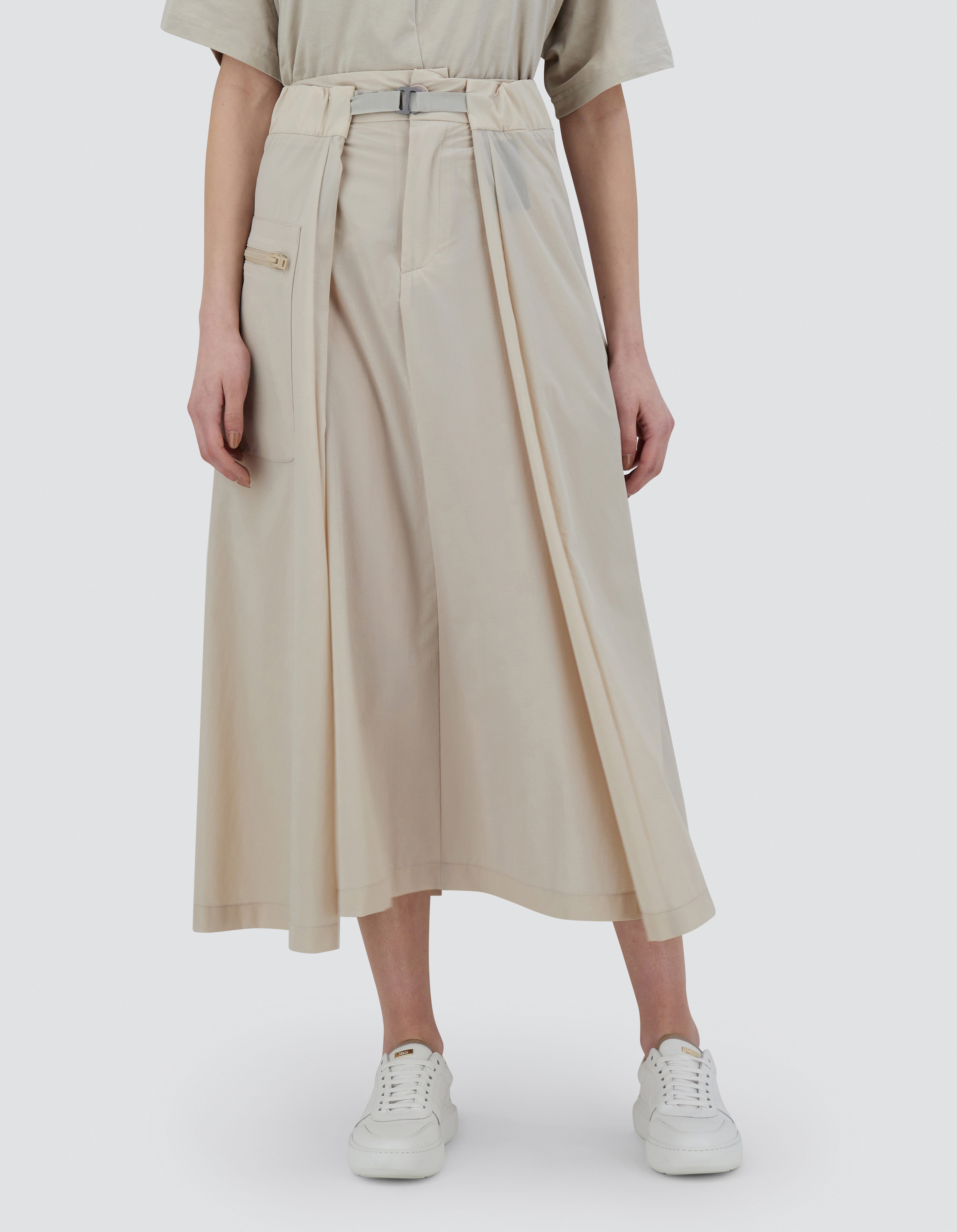 Herno Globe Skirt In Eco Everyday In Light Beige