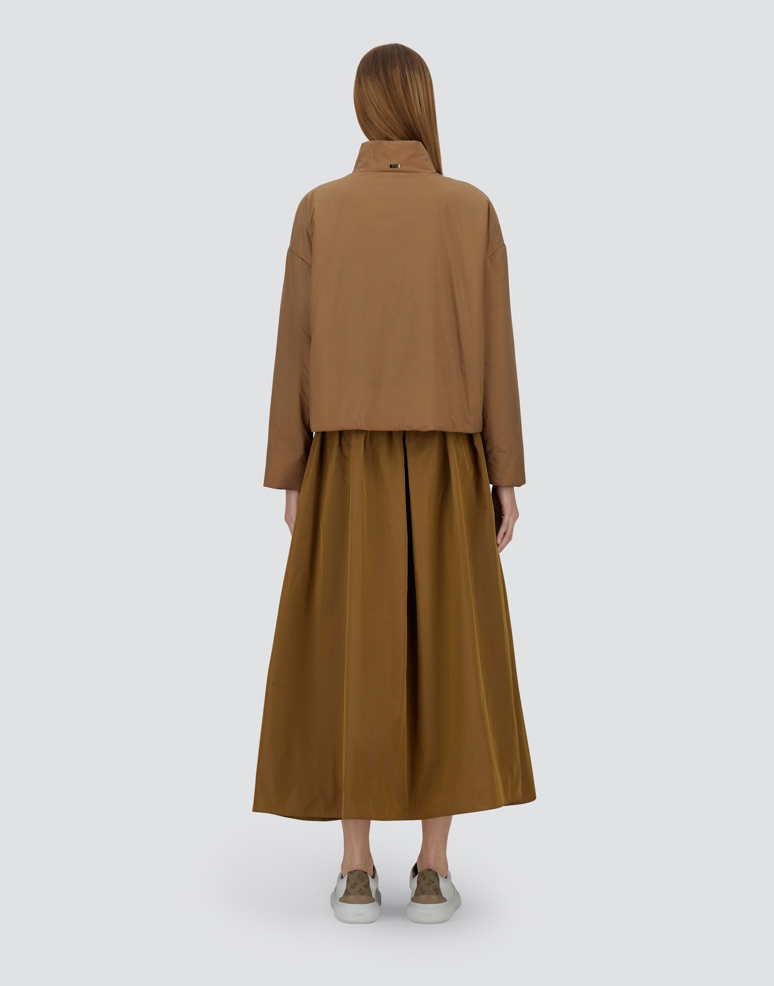 Herno Ecoage Jacket In Camel