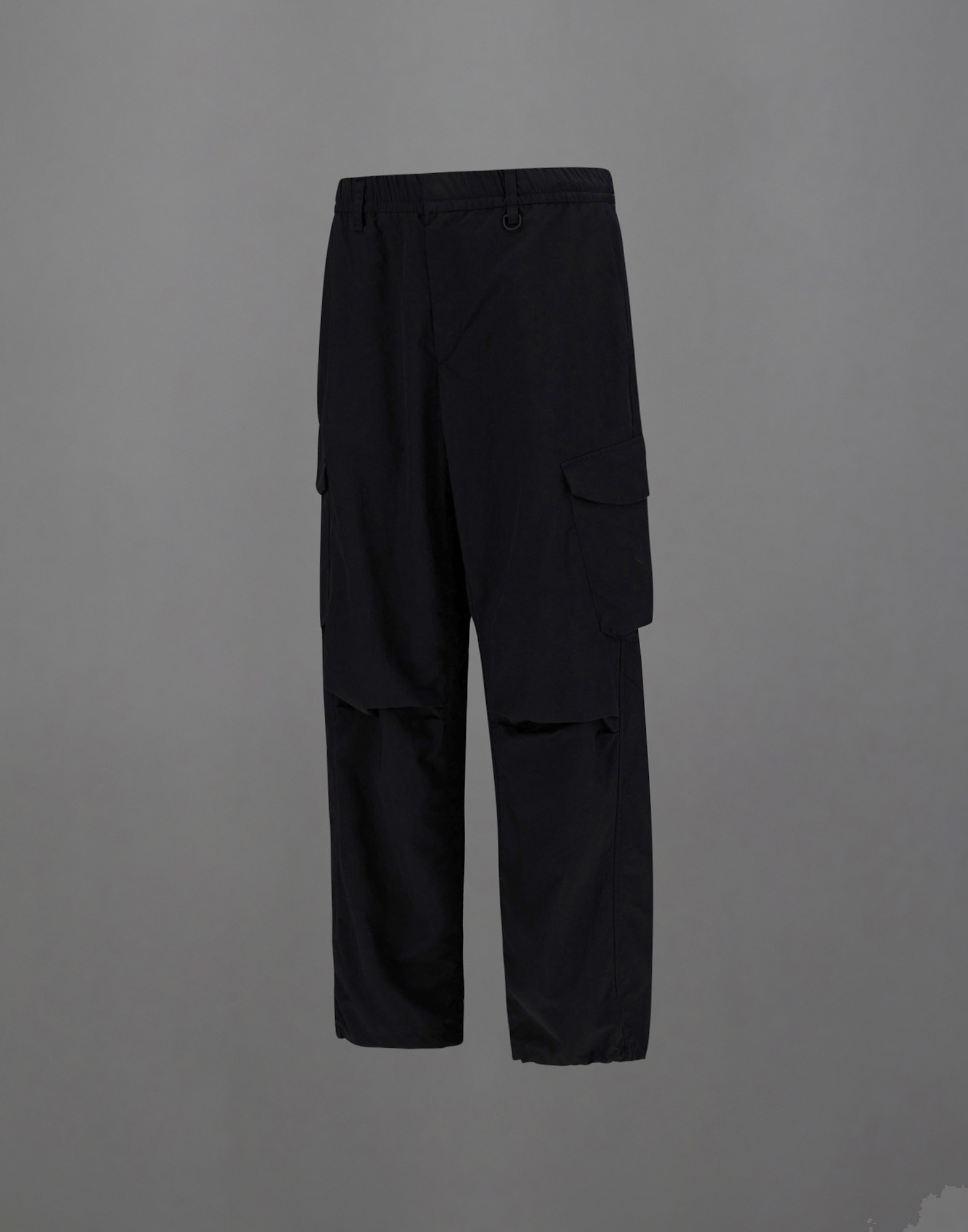 Herno Laminar Cargo Trousers In Tech-poplin In Black