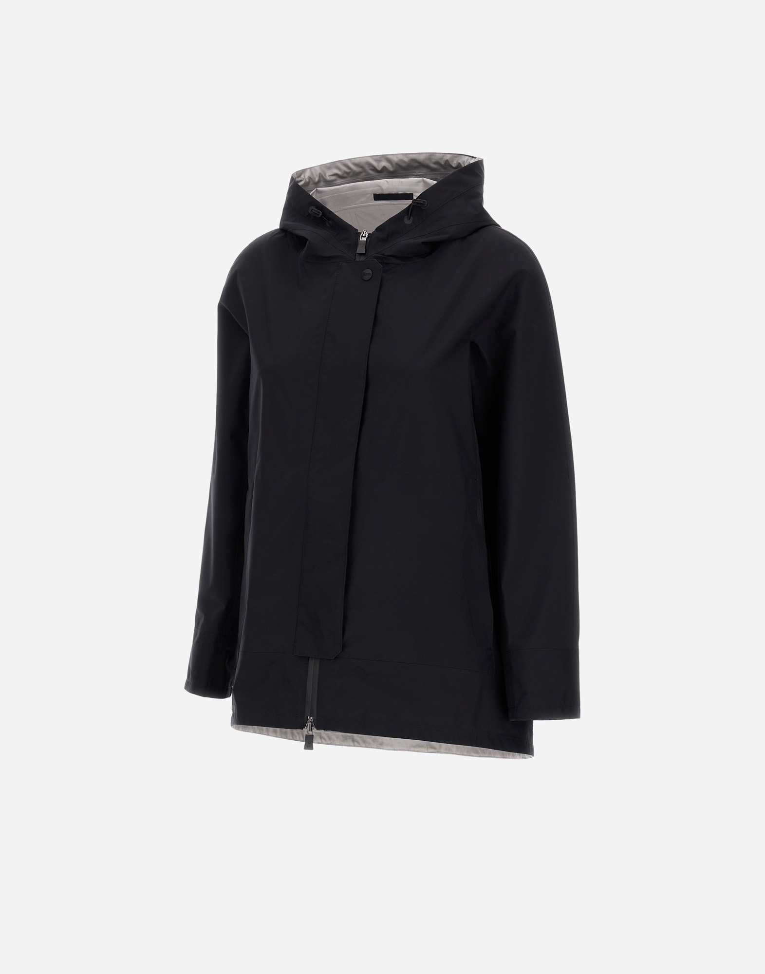Herno A-shape Jacket In Gore-tex Paclite® In Black