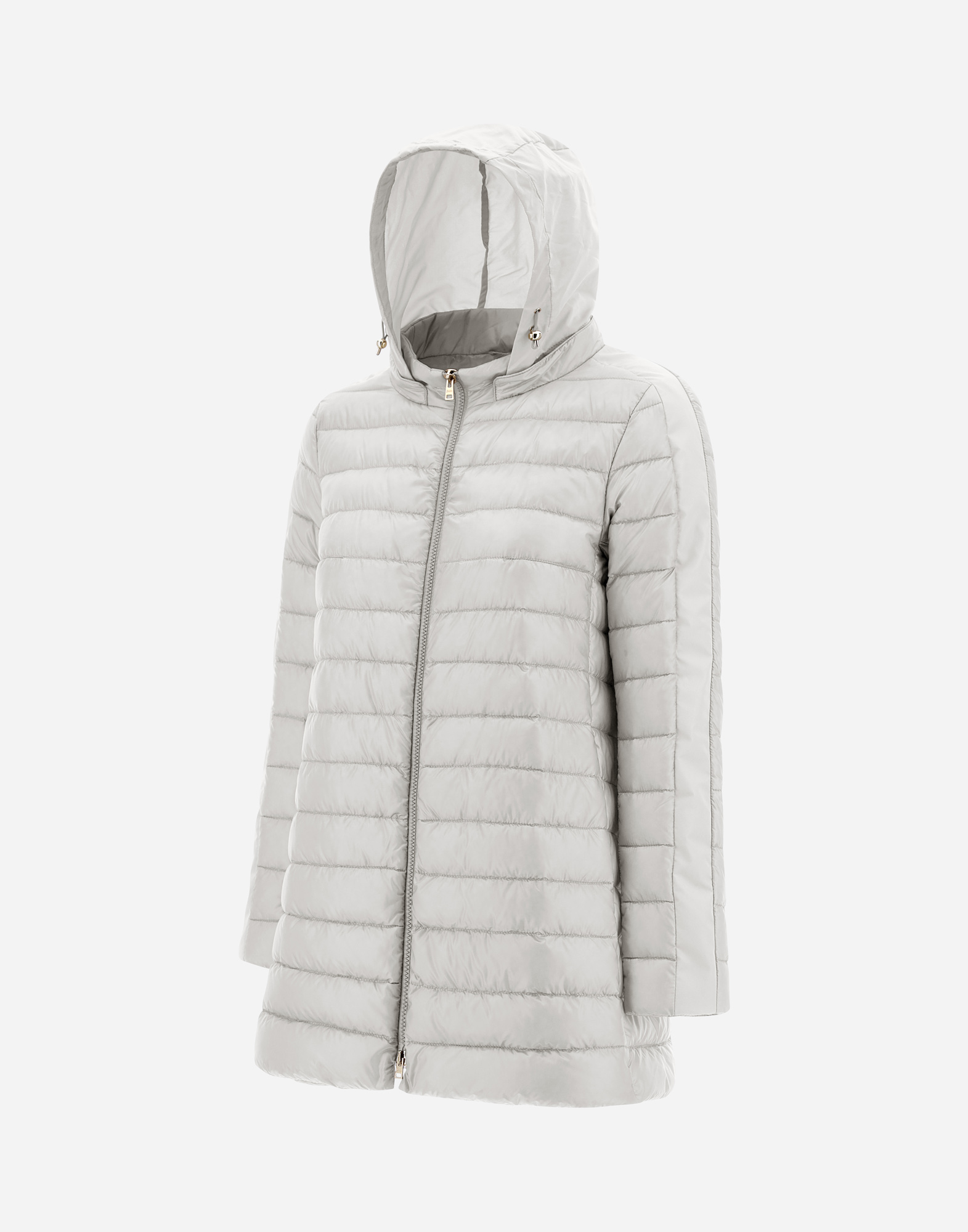 Herno Nylon Ultralight Down Jacket In Gray