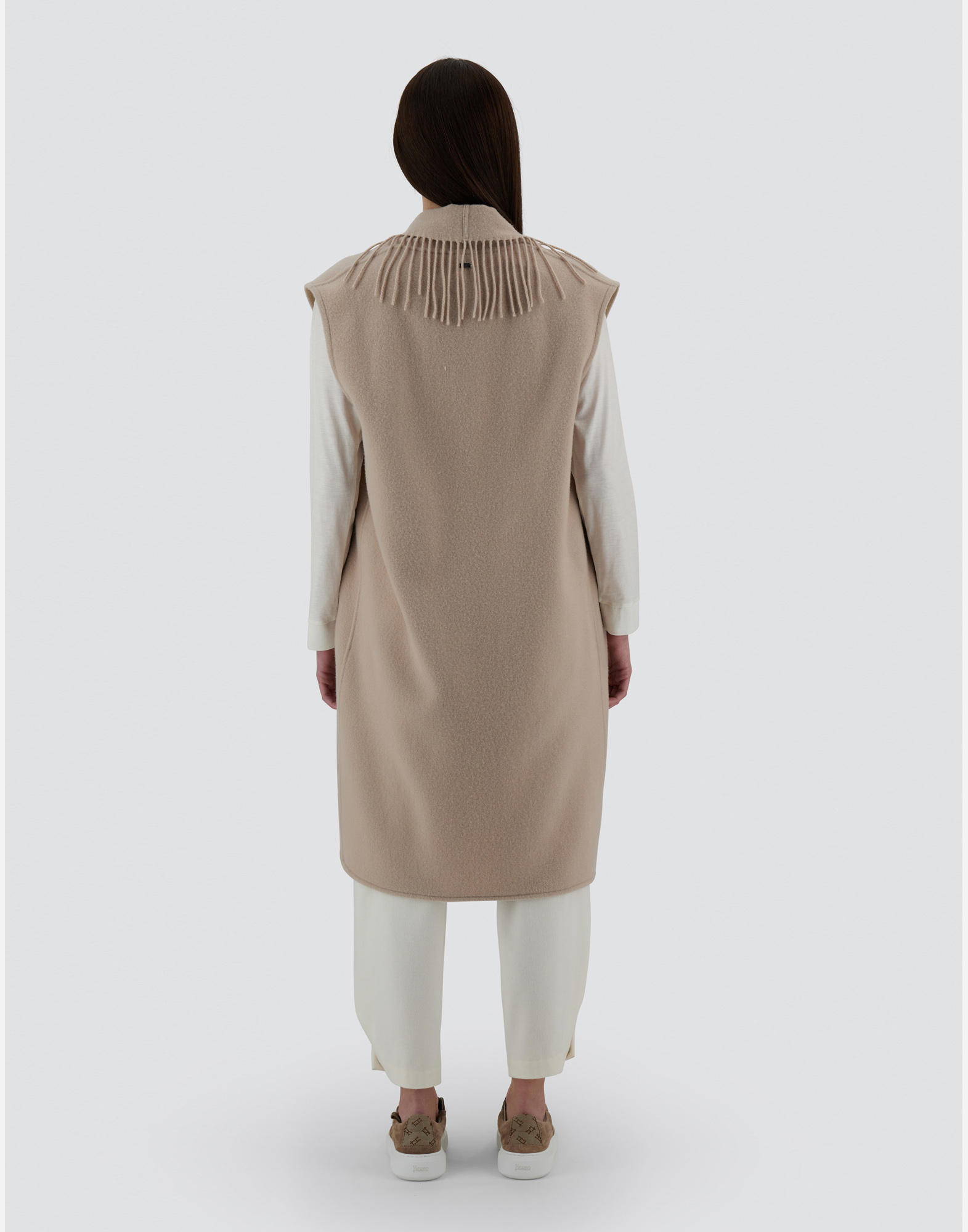 Herno Resort Waistcoat In Warmy & Nylon Ultralight In Chantilly
