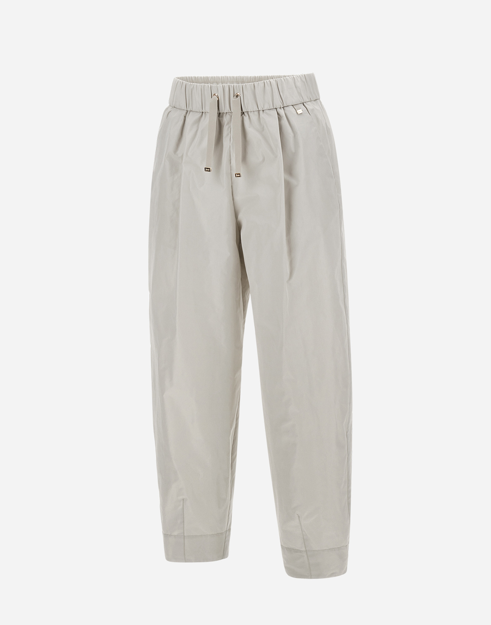 Herno New Techno Taffeta Trousers In Chantilly
