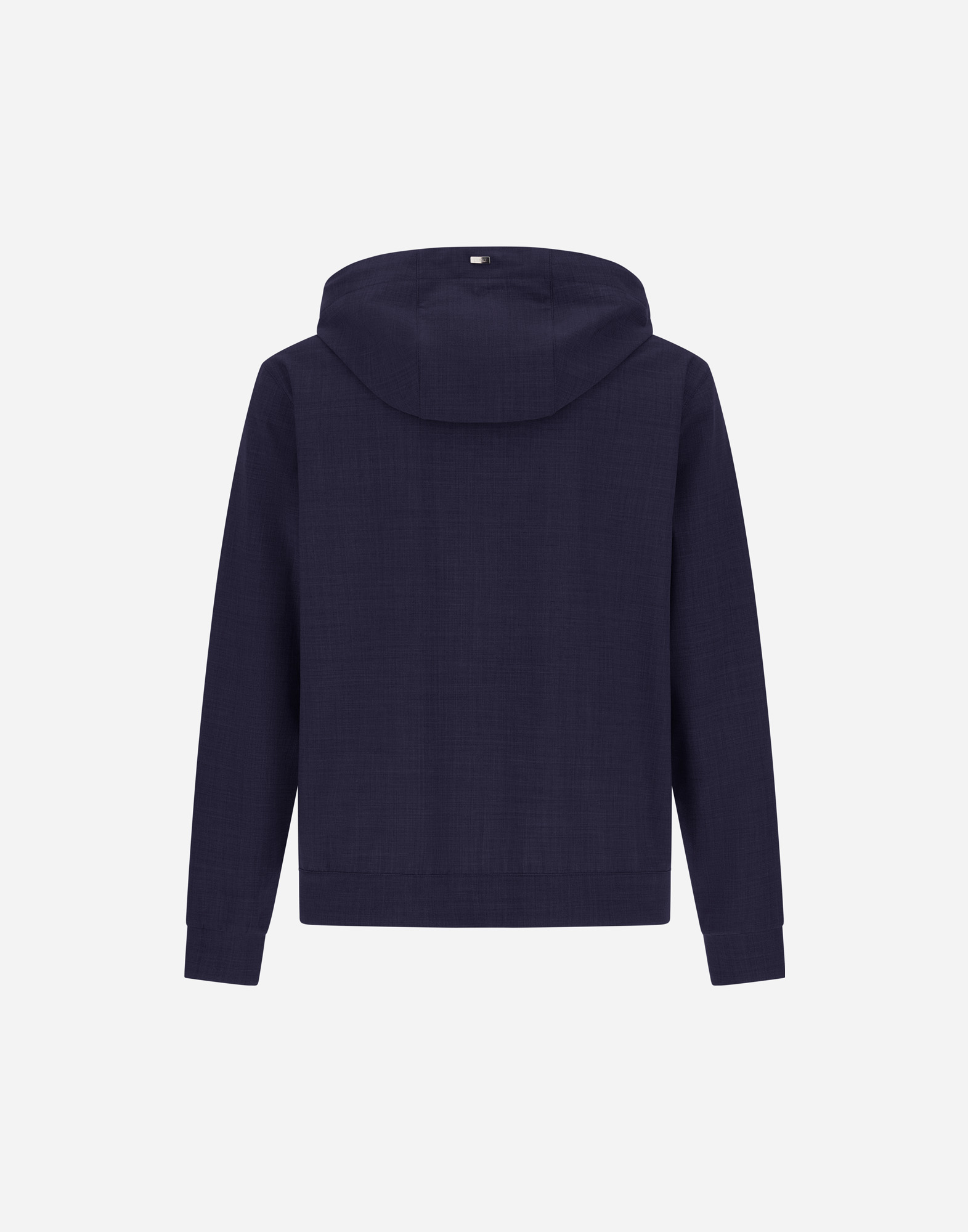 Herno Light Wool Blend Jacket In Blu Navy