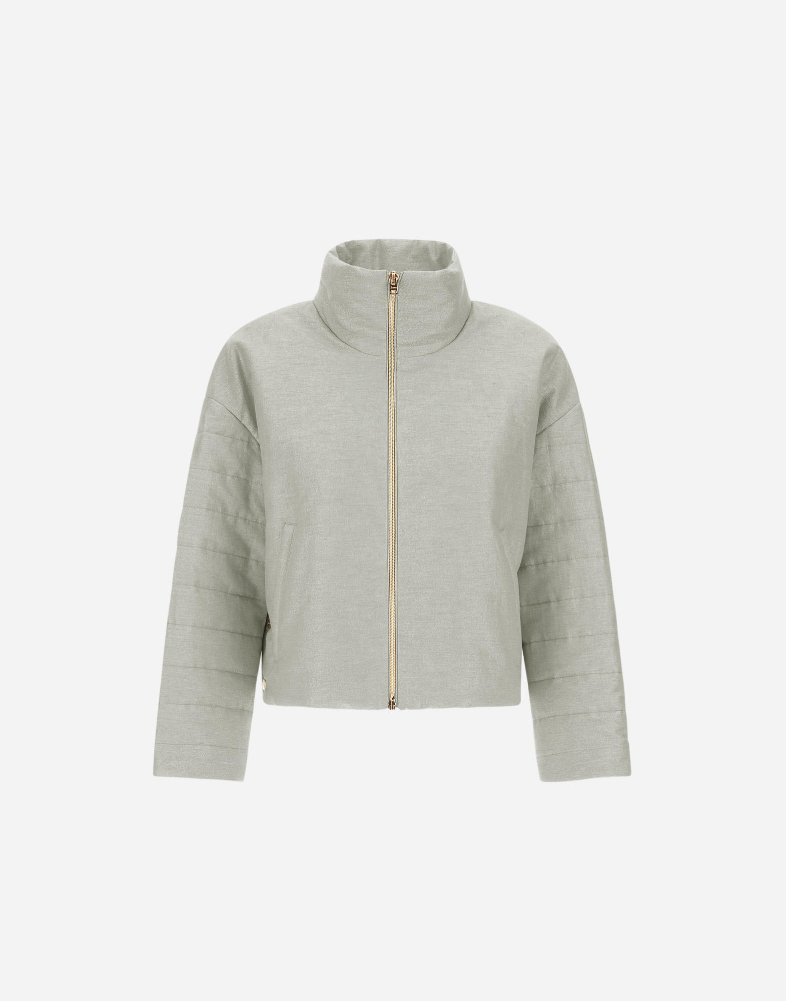 Herno Jacket In Bright Linen In Chantilly