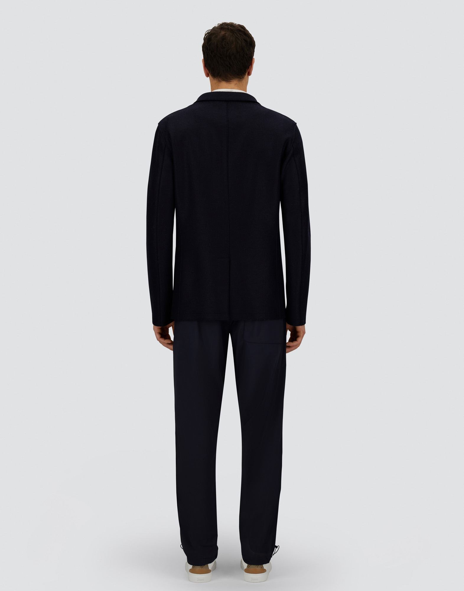 Herno Resort Blazer In Felted Wool