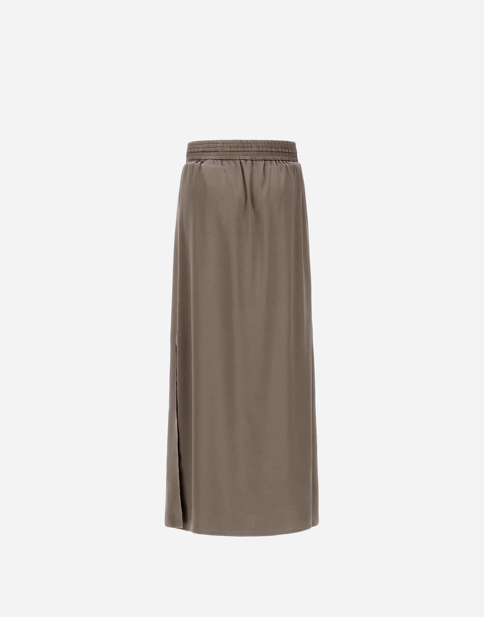 Herno Satin Skirt In Dove Grey
