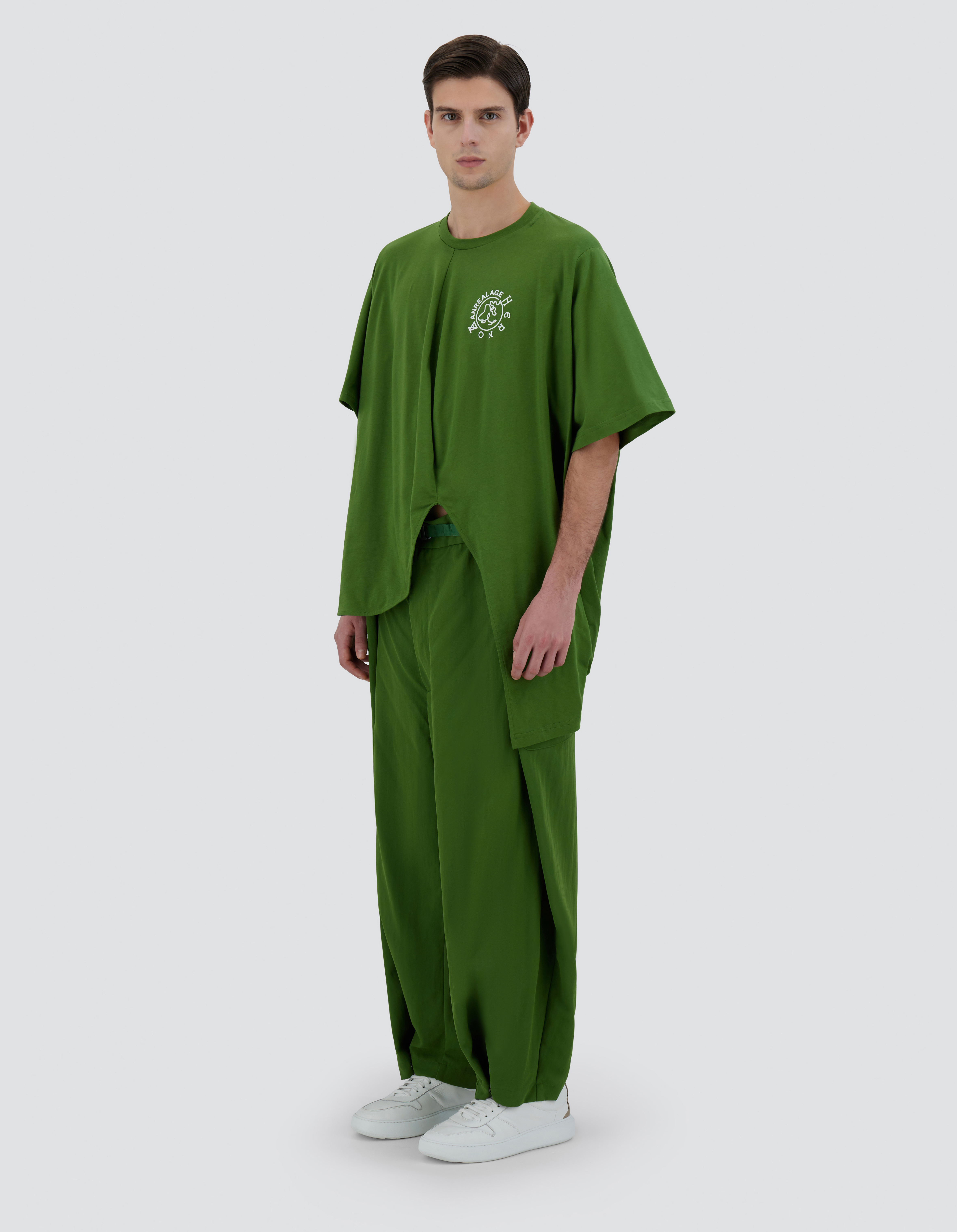 Herno Globe Sweater In Eco Jersey In Garden Green
