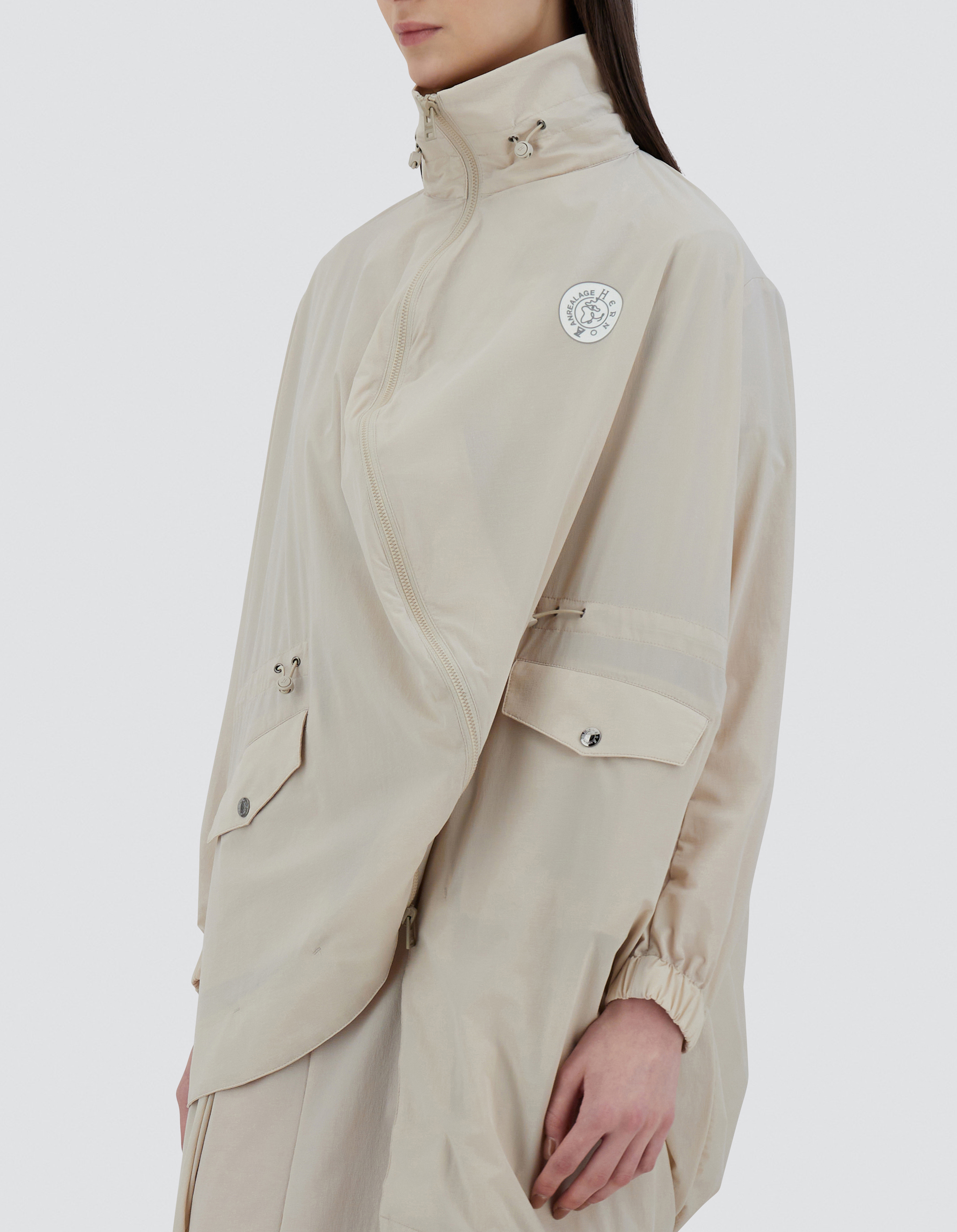 Shop Herno Globe Jacket In Eco Everyday In Light Beige