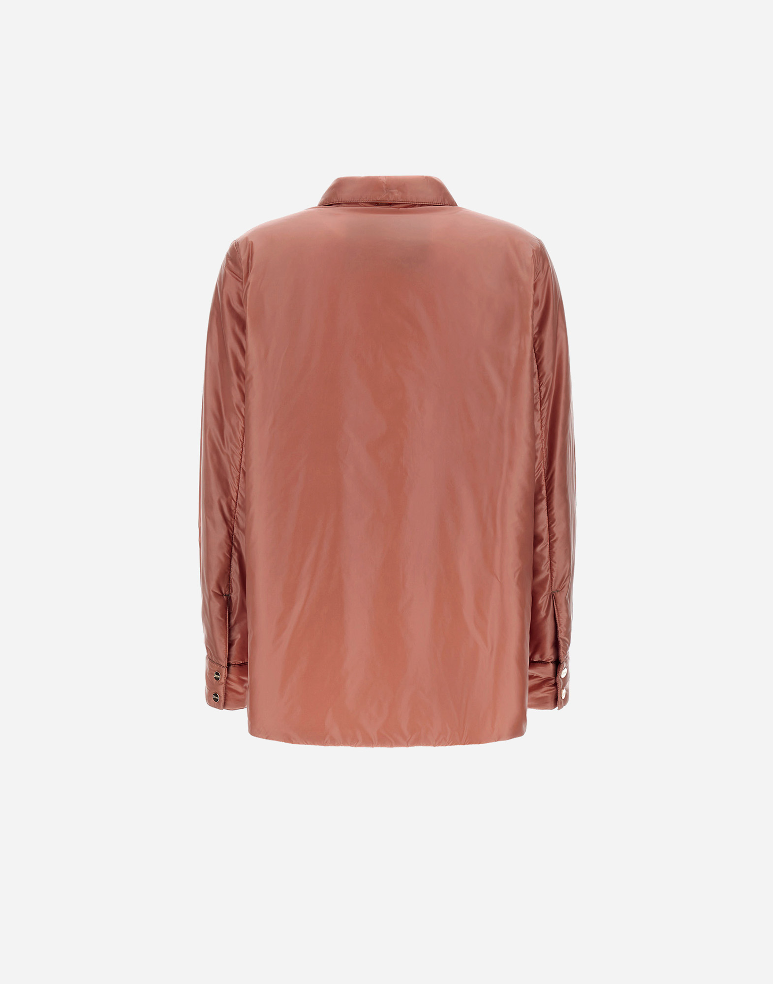 Herno Nylon Ultralight Shacket In Dark Pink
