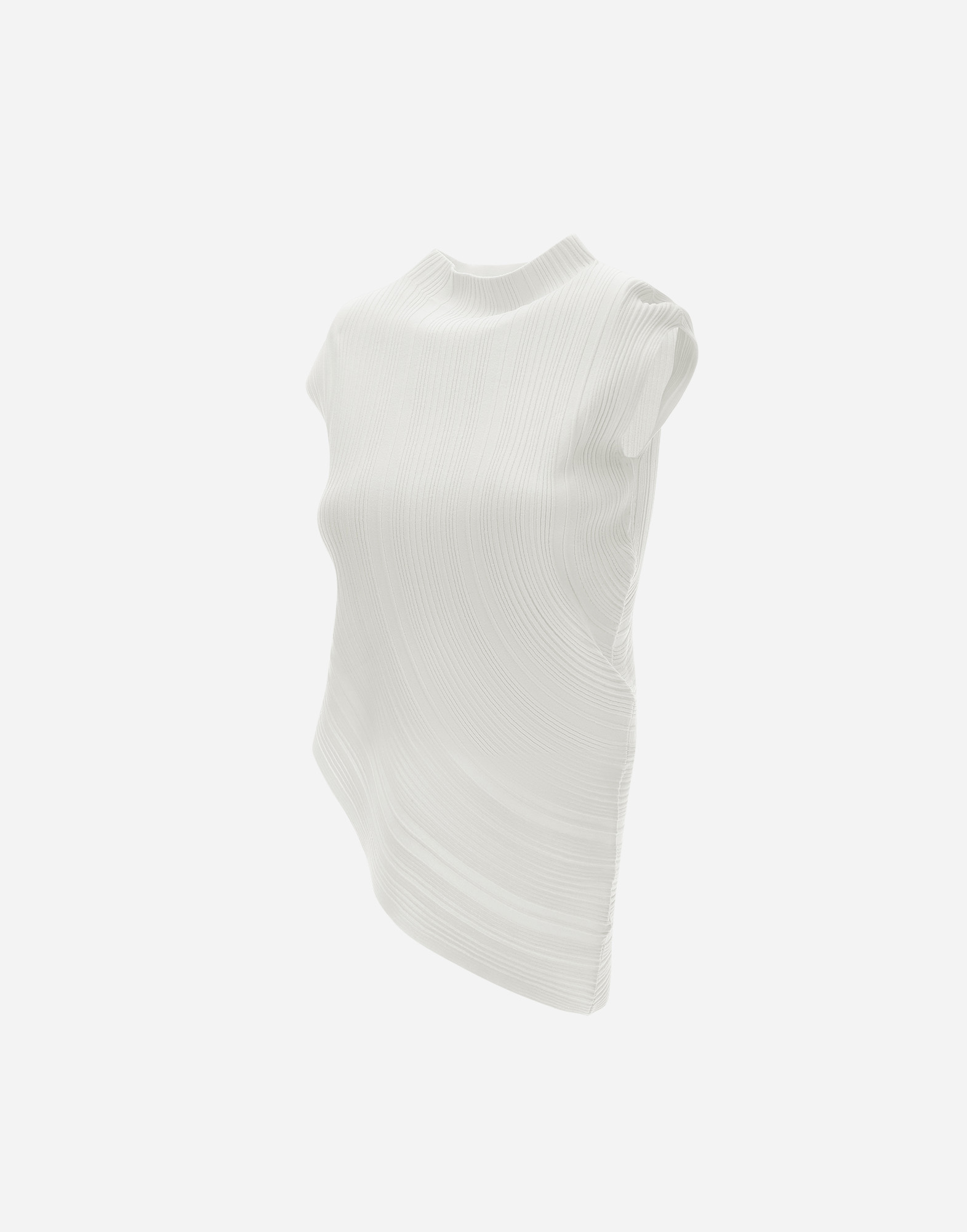 Herno Tank Top In Matt Viscose In Cream