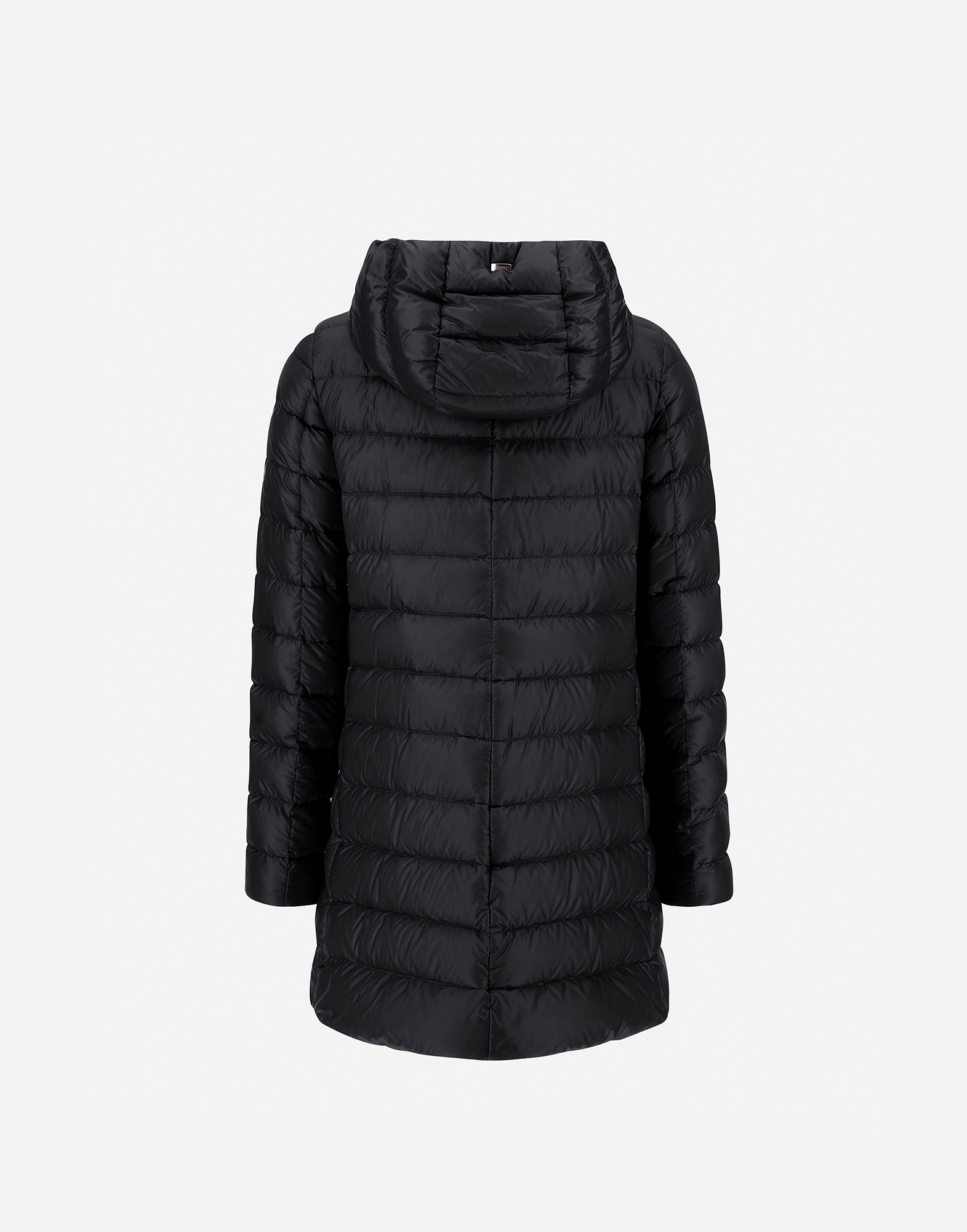Herno Resort A-shape Jacket In Nylon Ultralight In Black