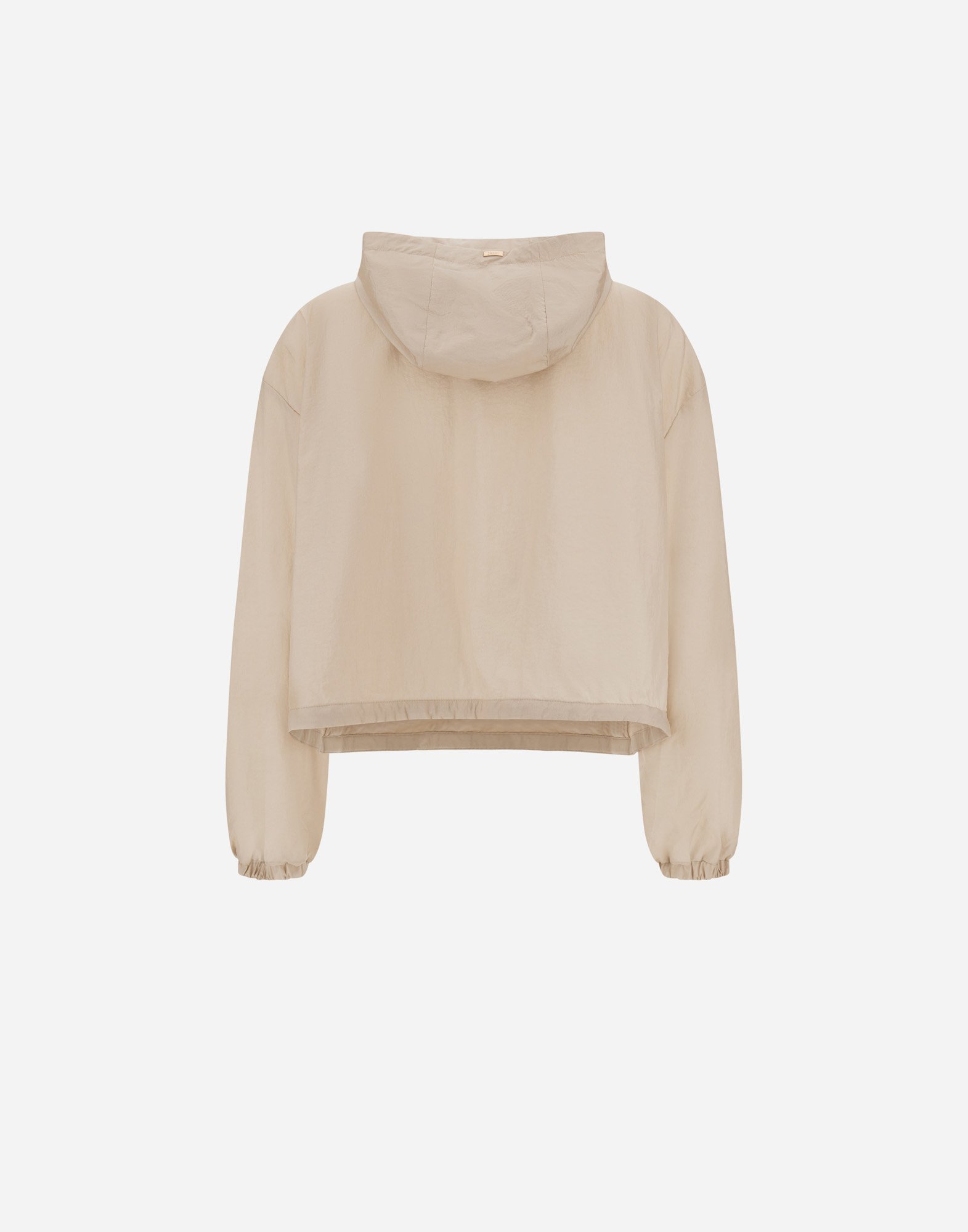 Herno Shiny Tech Crinkle Jacket In Chantilly