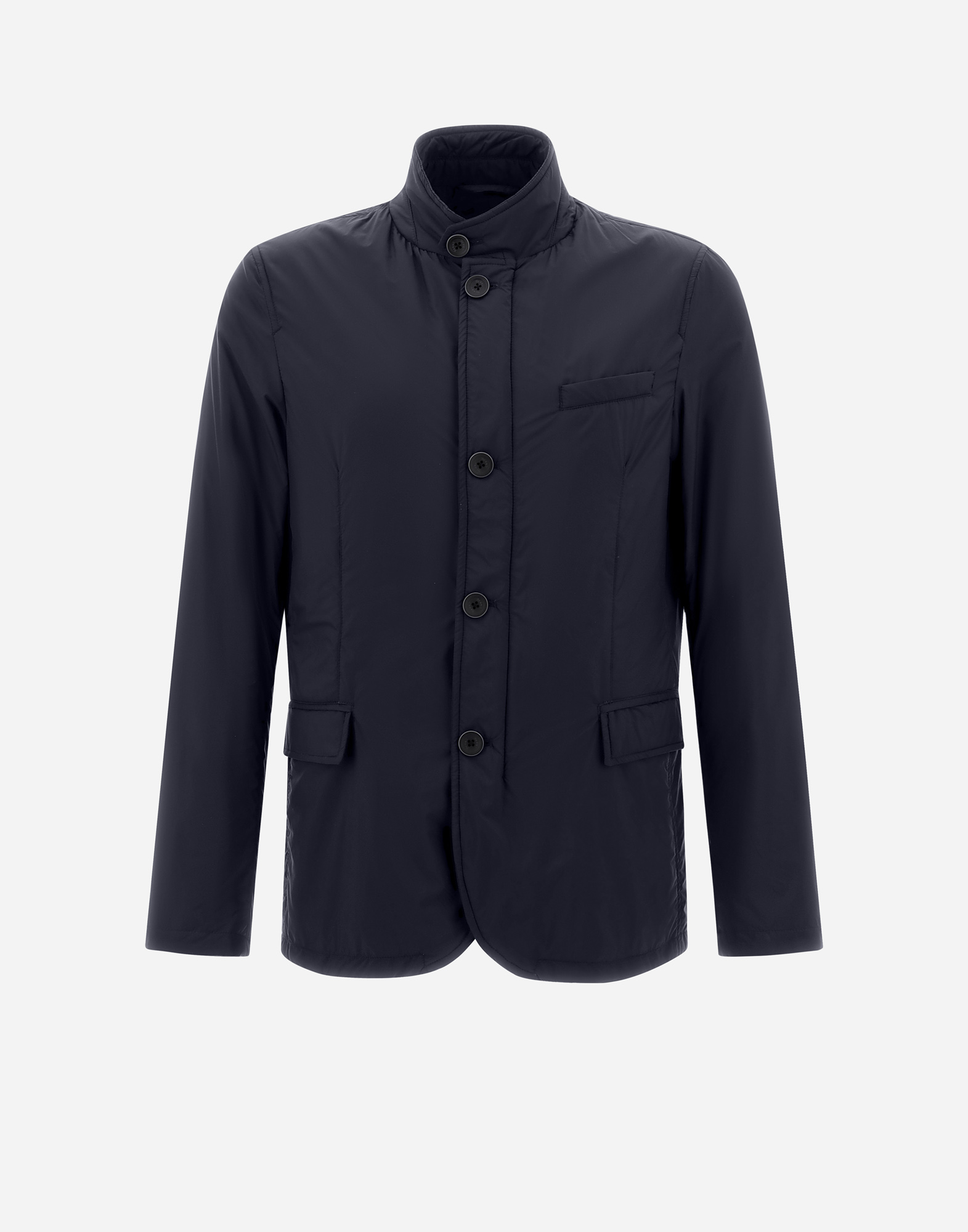 Herno Ecoage Blazer In New Blue