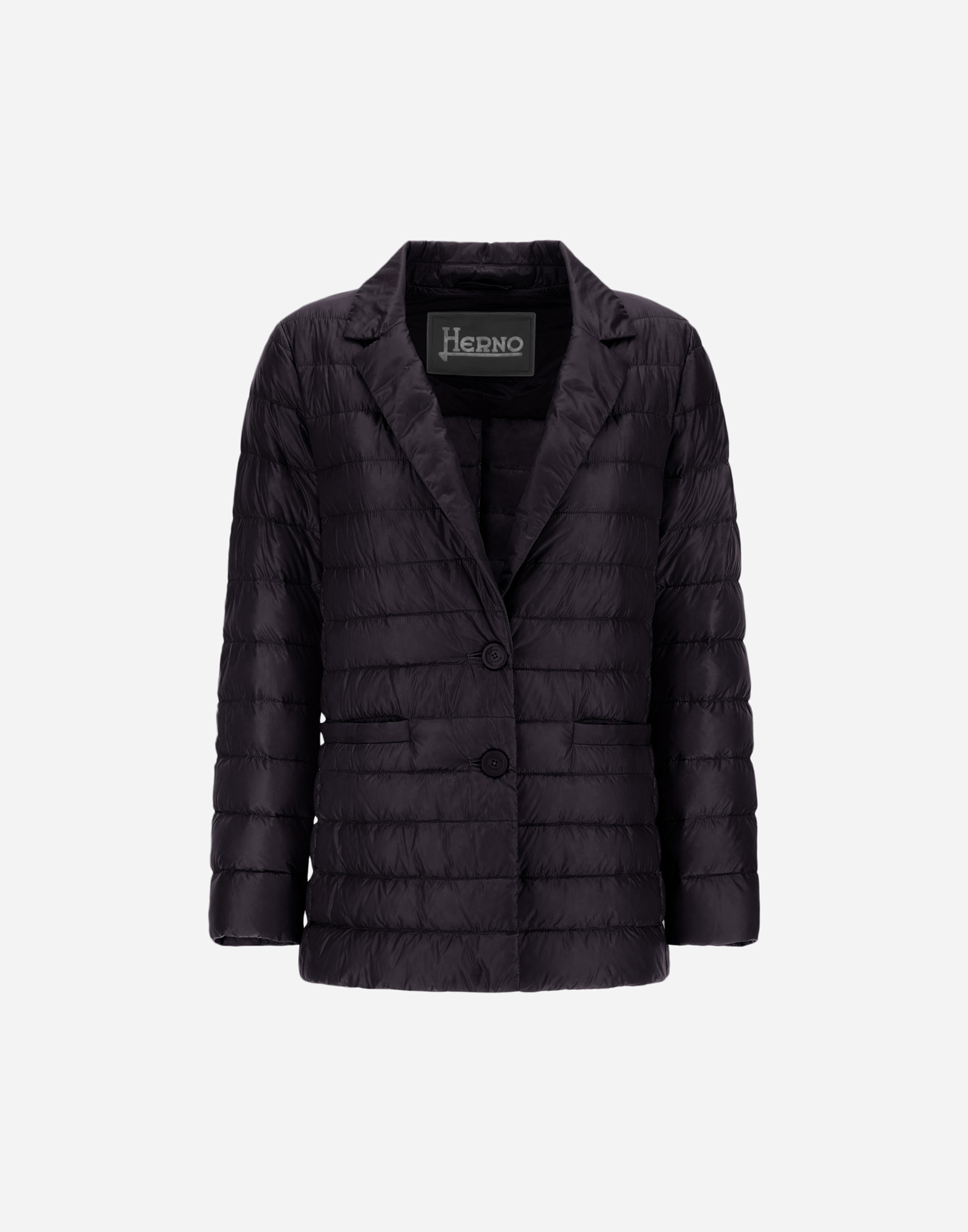 Herno Nylon Ultralight Blazer In Black