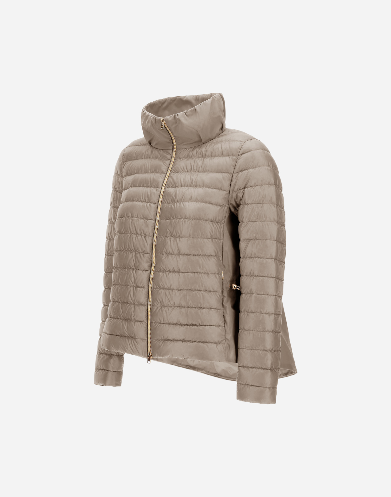 Herno Jacket In Nylon Ultralight And New Techno Taffeta In Dove Grey
