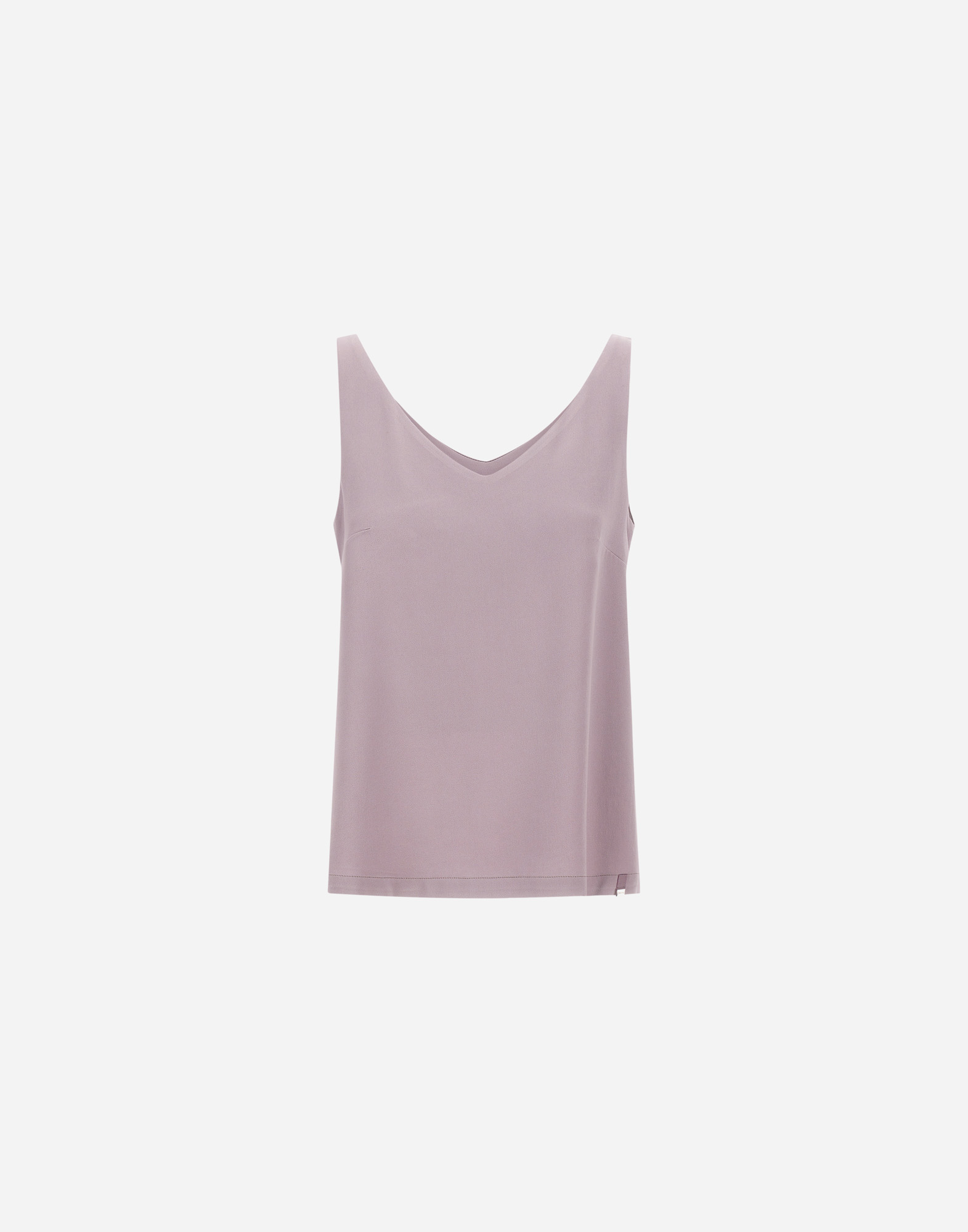 Herno Resort Top In Envers Satin In Pink