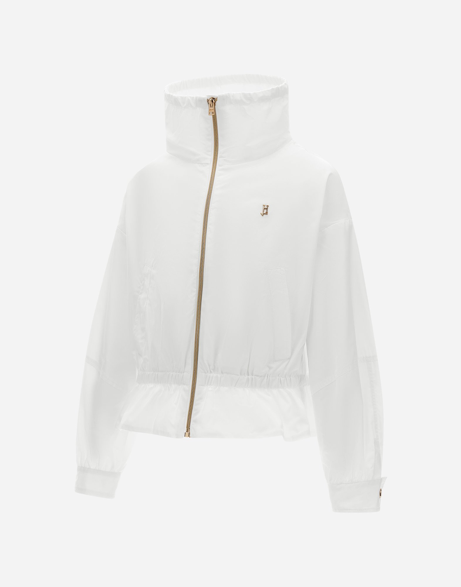 Herno New Techno Taffeta Jacket In White