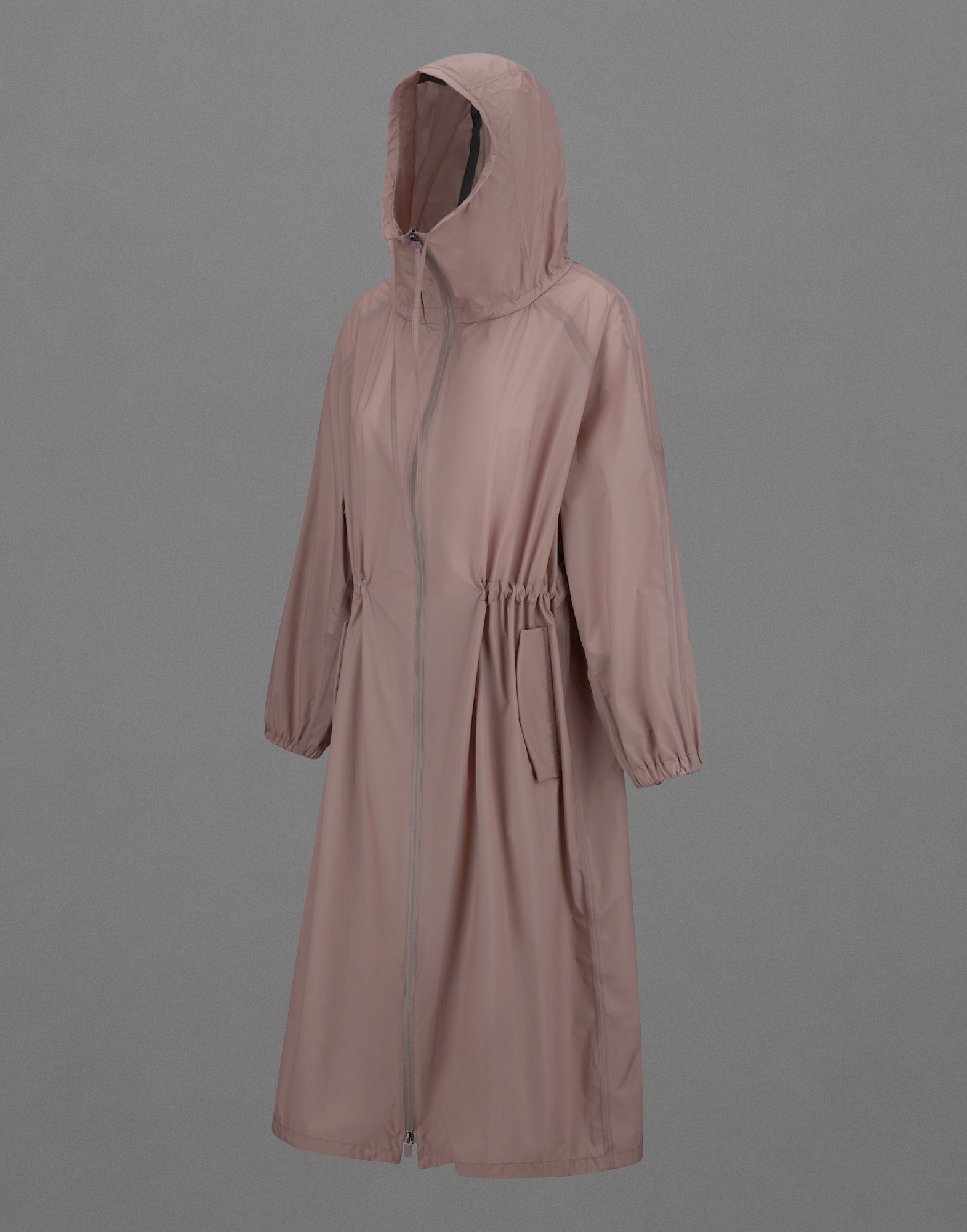 Herno Laminar Parka In 3l Translucent Ripstop In Powder
